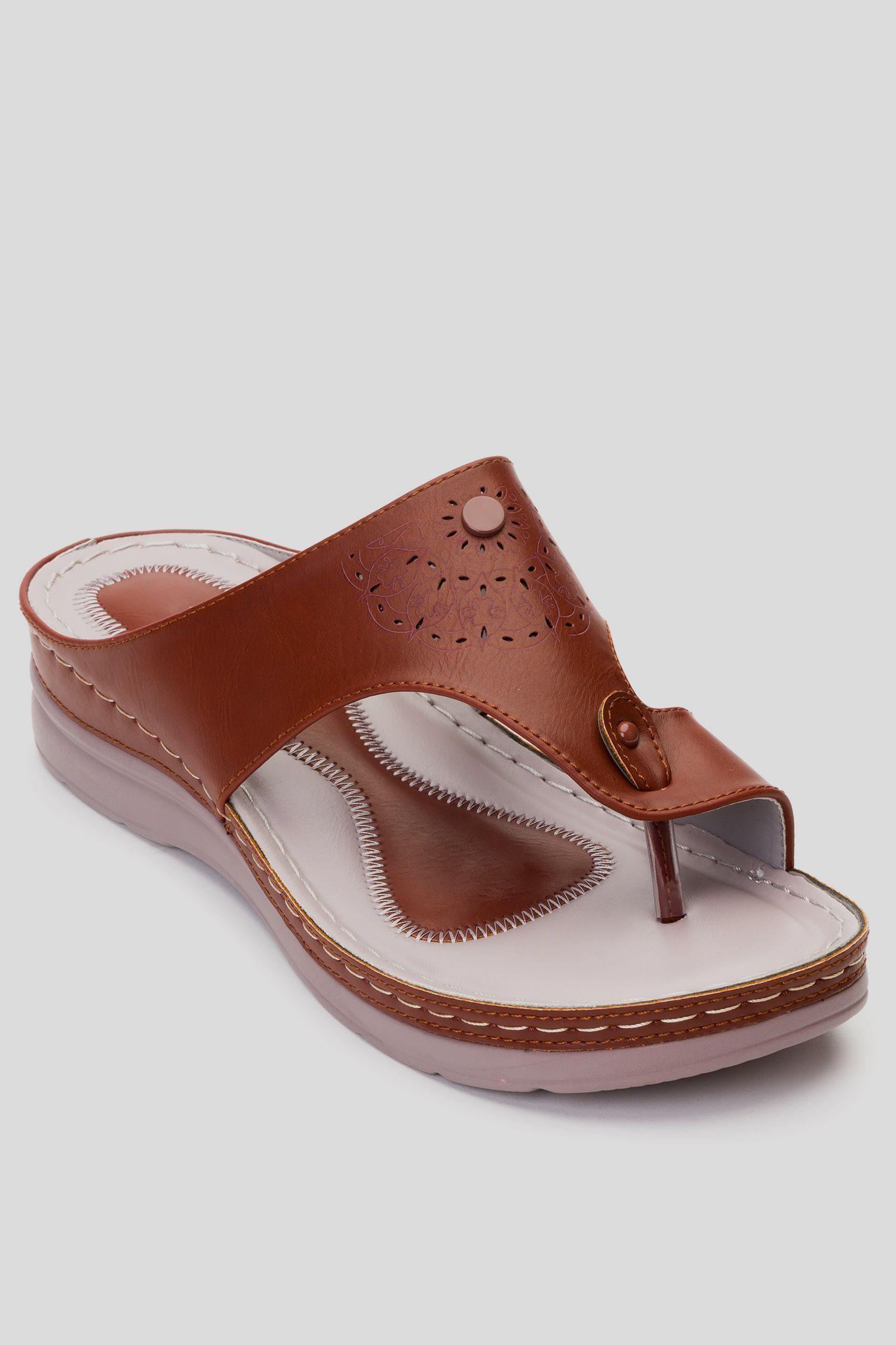 Sandalia Kibo Red Brown Chinitown-2