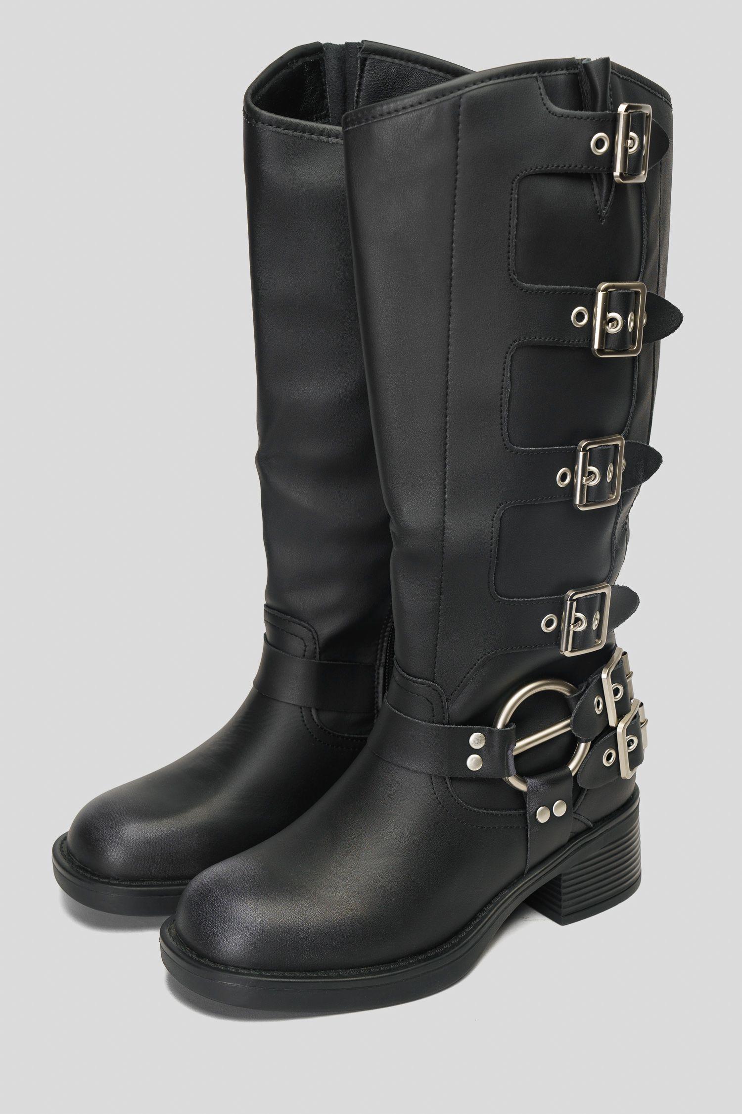 Bota Mujer Negro Balmoral Zameta-1
