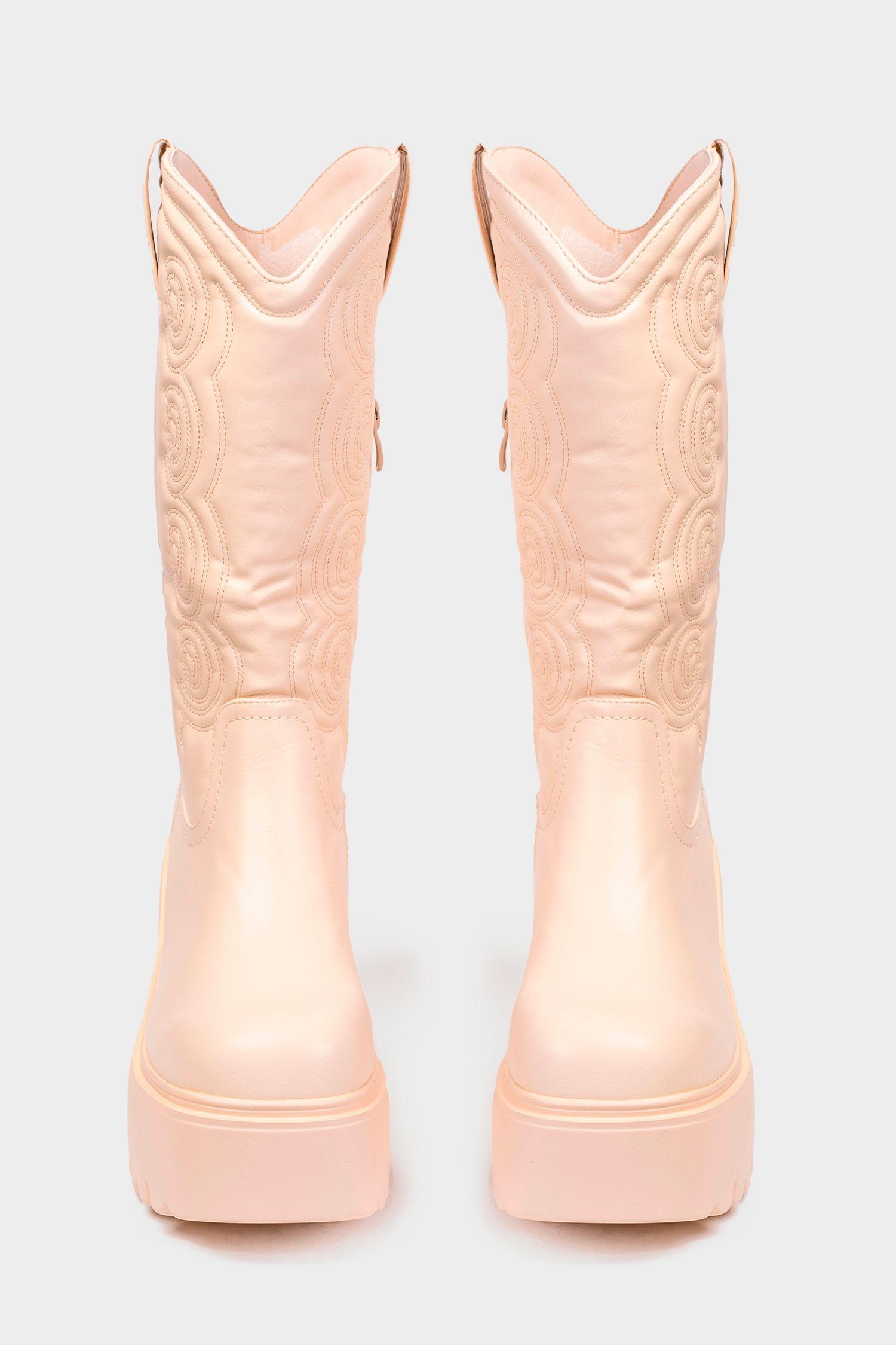 Bota Mujer Beige Florence Chinitown-3