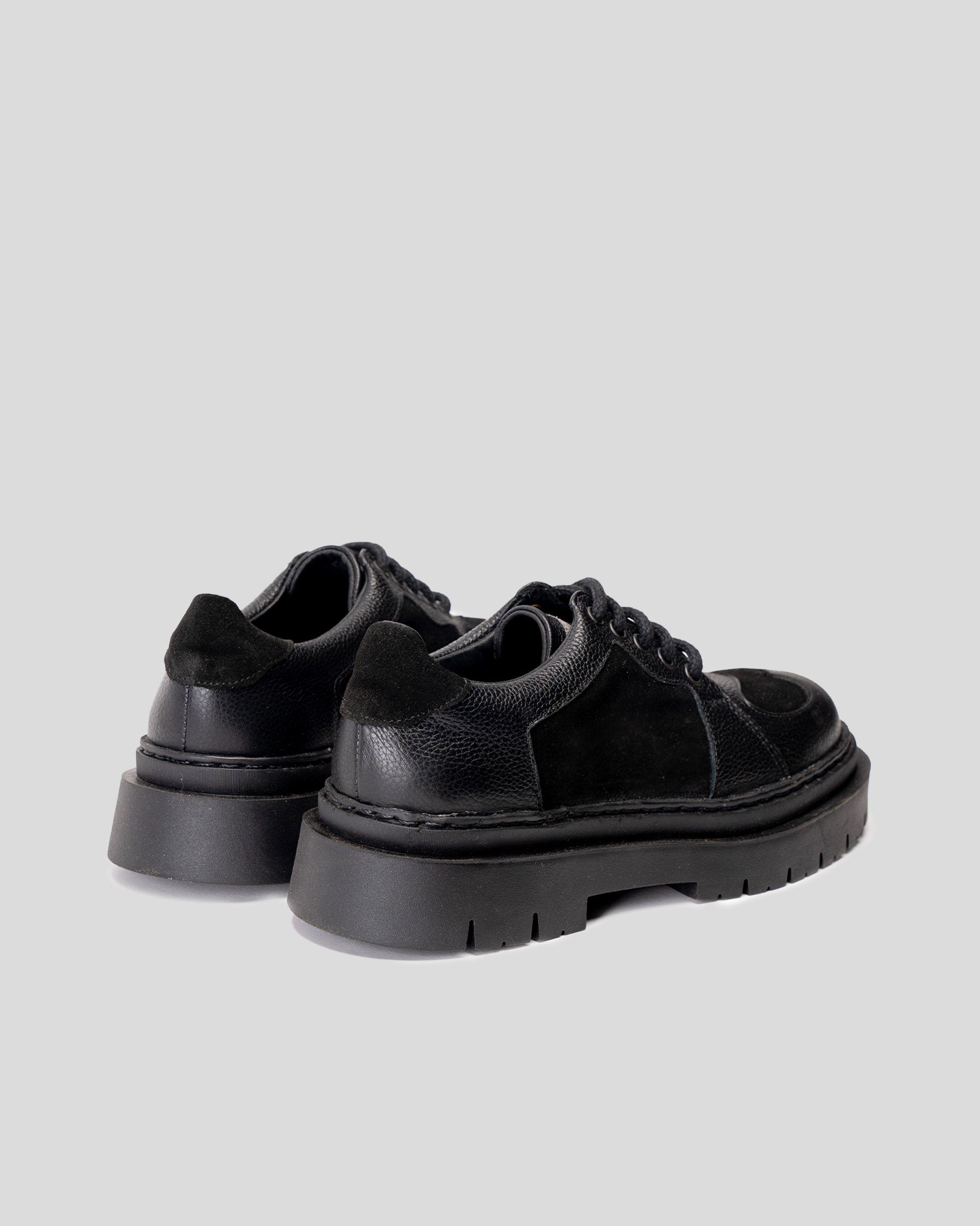 Zapato Cuero Kara Full Negro Landazuri-3