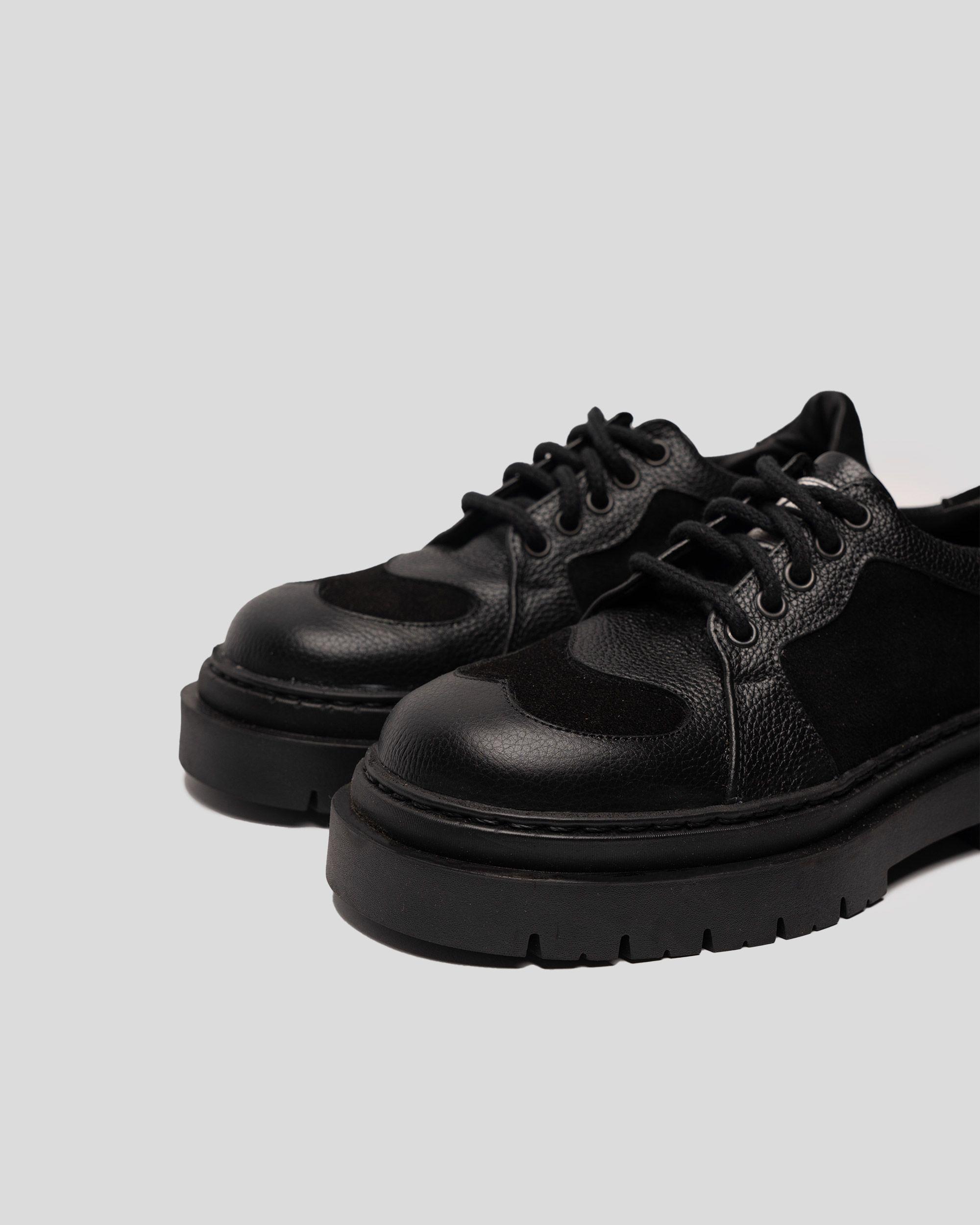 Zapato Cuero Kara Full Negro Landazuri-6