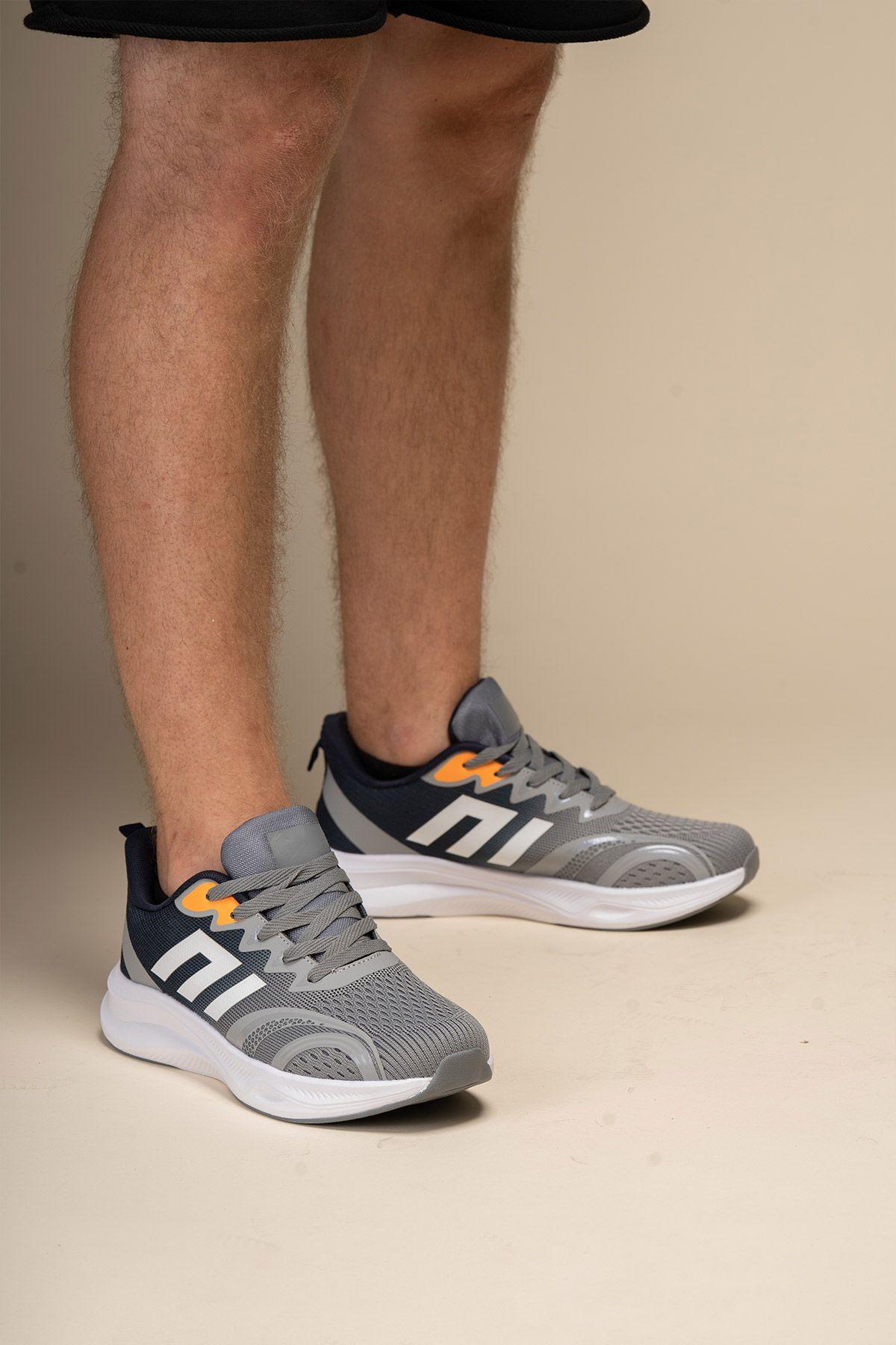 Zapatilla Hombre Gris Azul Luzena Chinitown-1