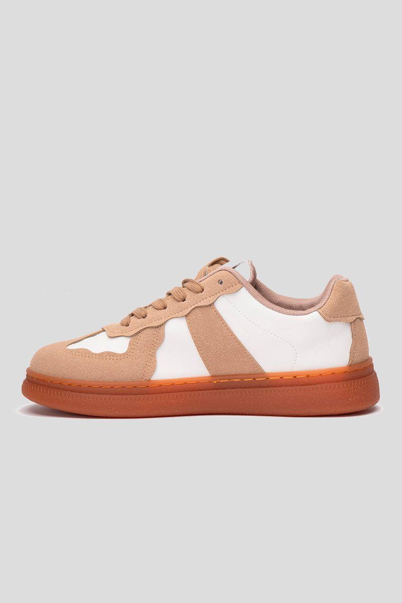 Zapatilla Urbana Mujer Beige Ginevra Chinitown-1