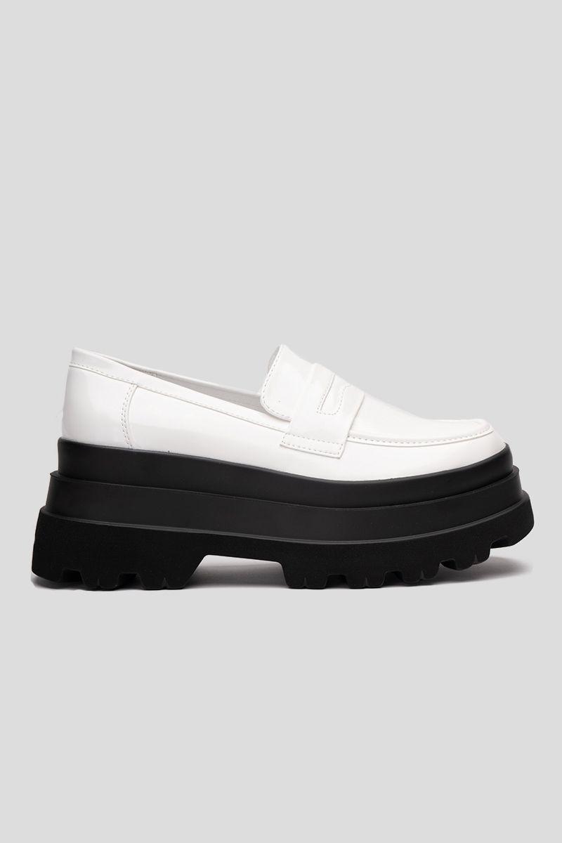Mocasín Casual Mujer Blanco Phoebe Chinitown-0