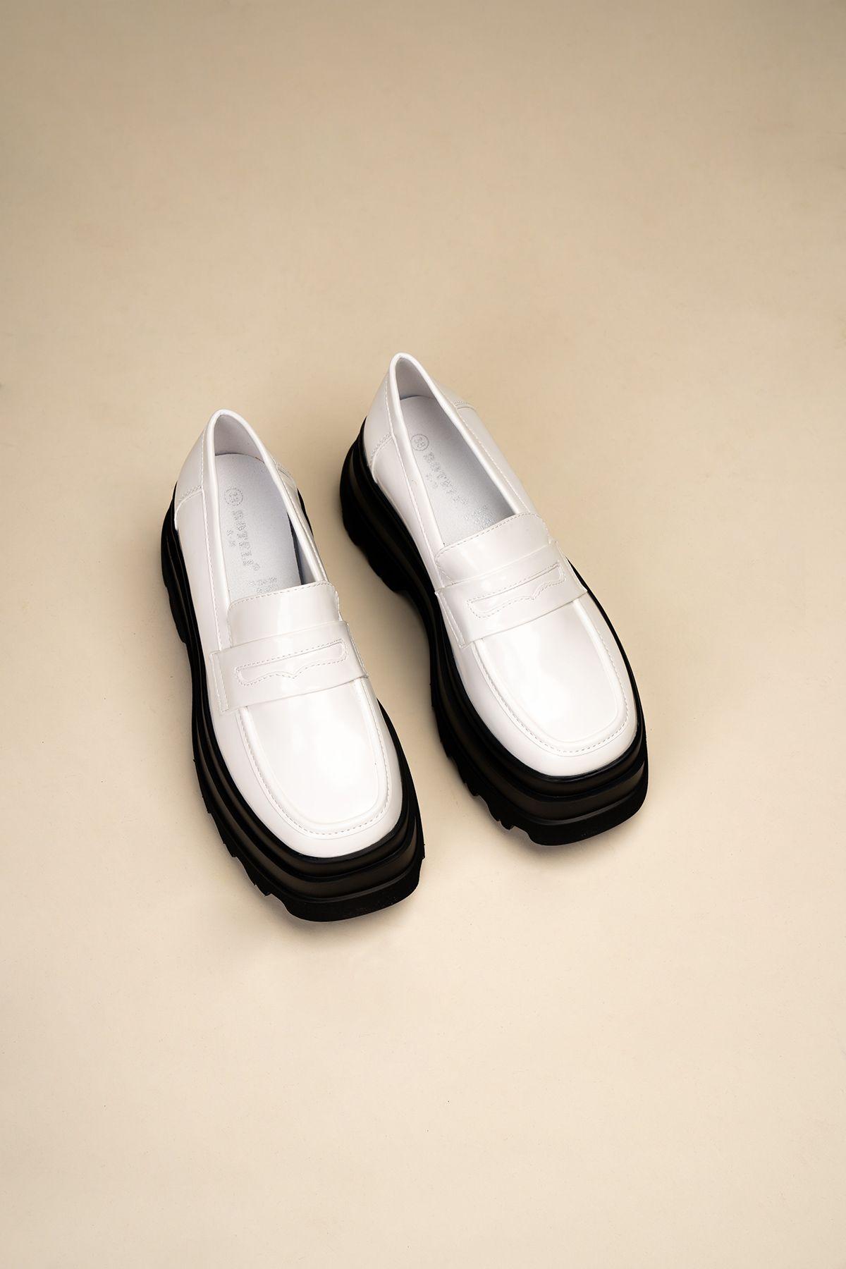 Mocasín Casual Mujer Blanco Phoebe Chinitown-5