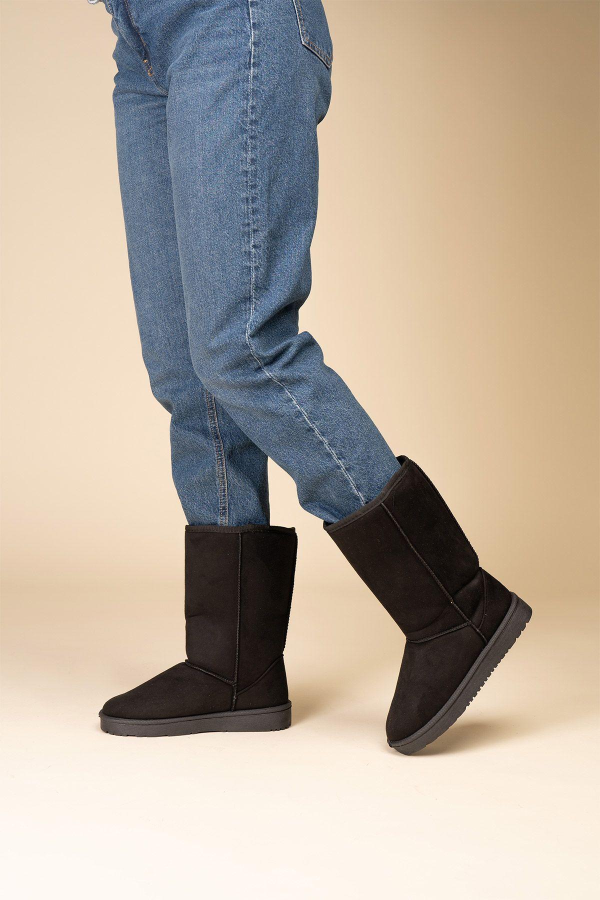 Bota Comfy Mujer Negro Celia Chinitown-1