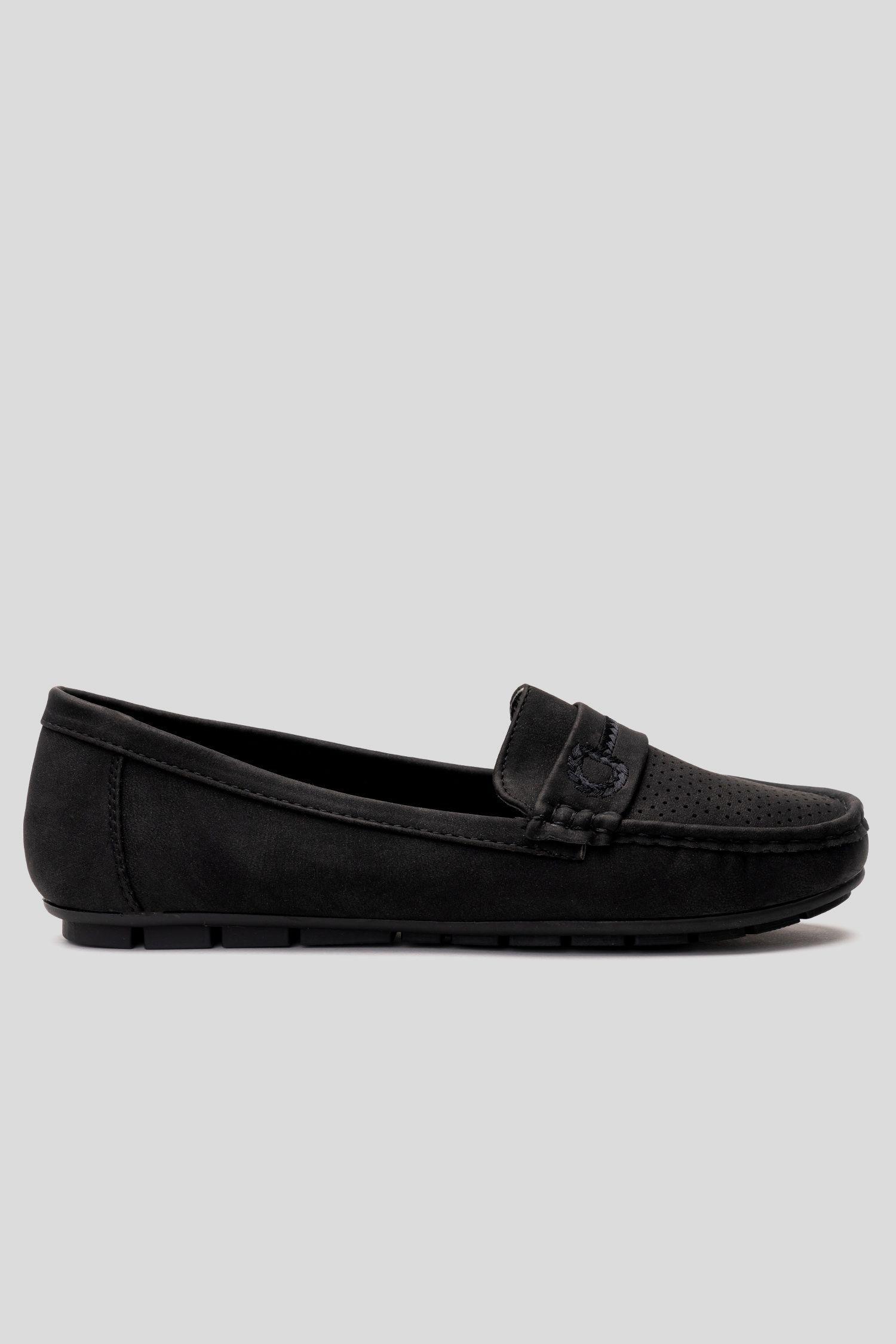 Mocasin Mujer Negro Stella Chancleta-0