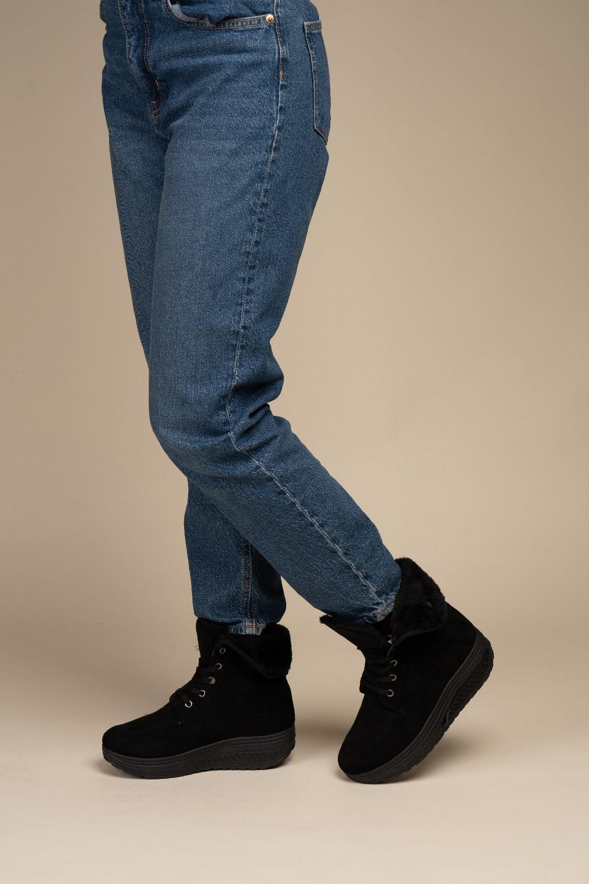 Botín Casual Mujer Negro Callie Chinitown-1