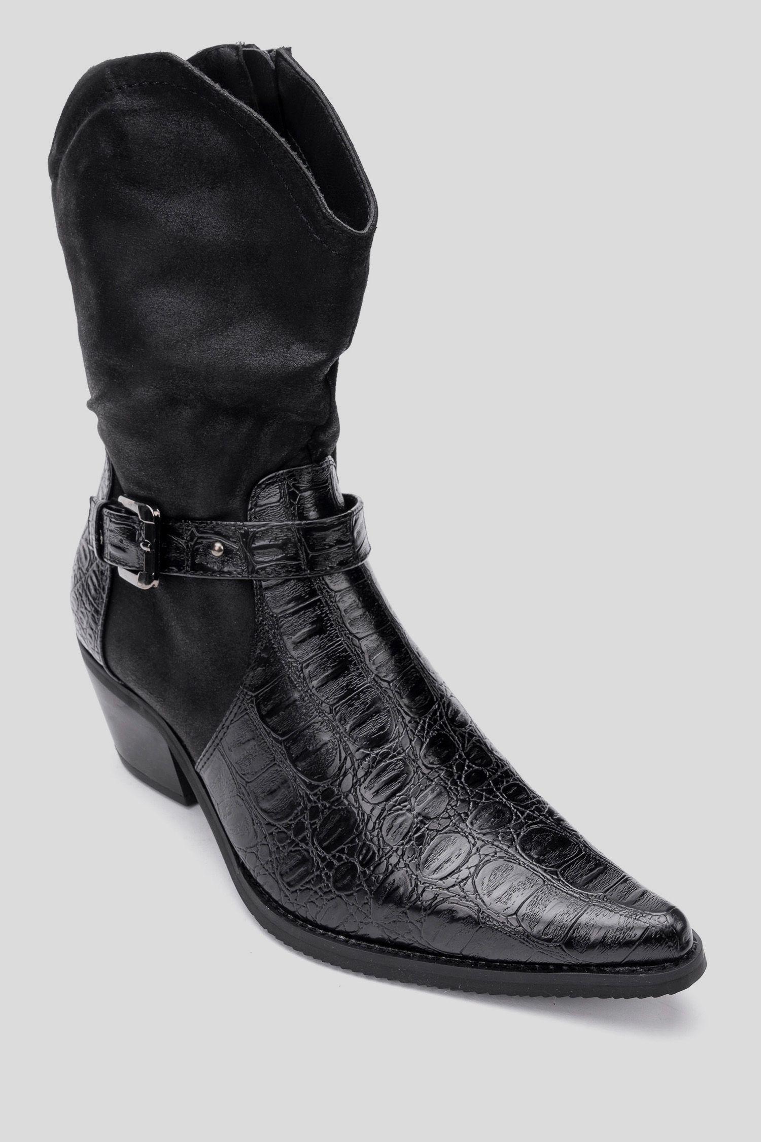 Bota Mujer Negro Mazza Thunder Blue-2