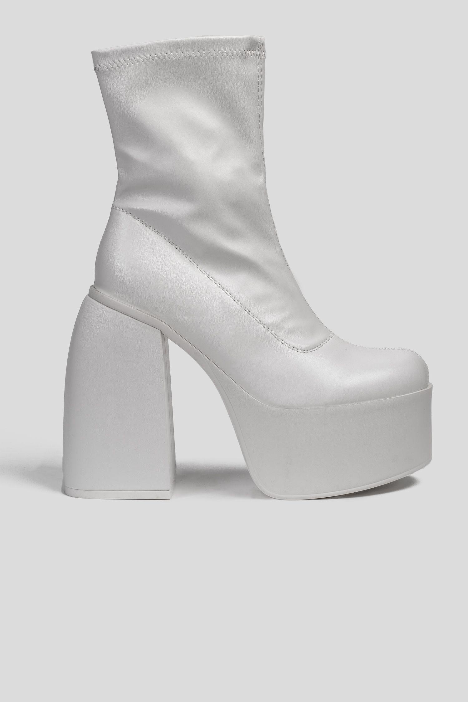 Botín Mujer Blanco Coralie Chinitown-0