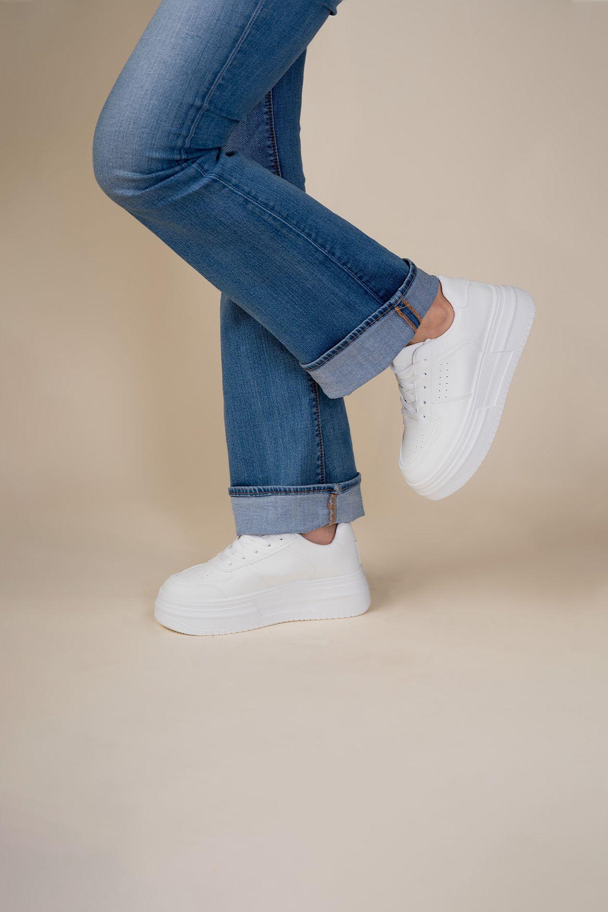 Zapatilla Mujer Blanco Maja Chinitown-1