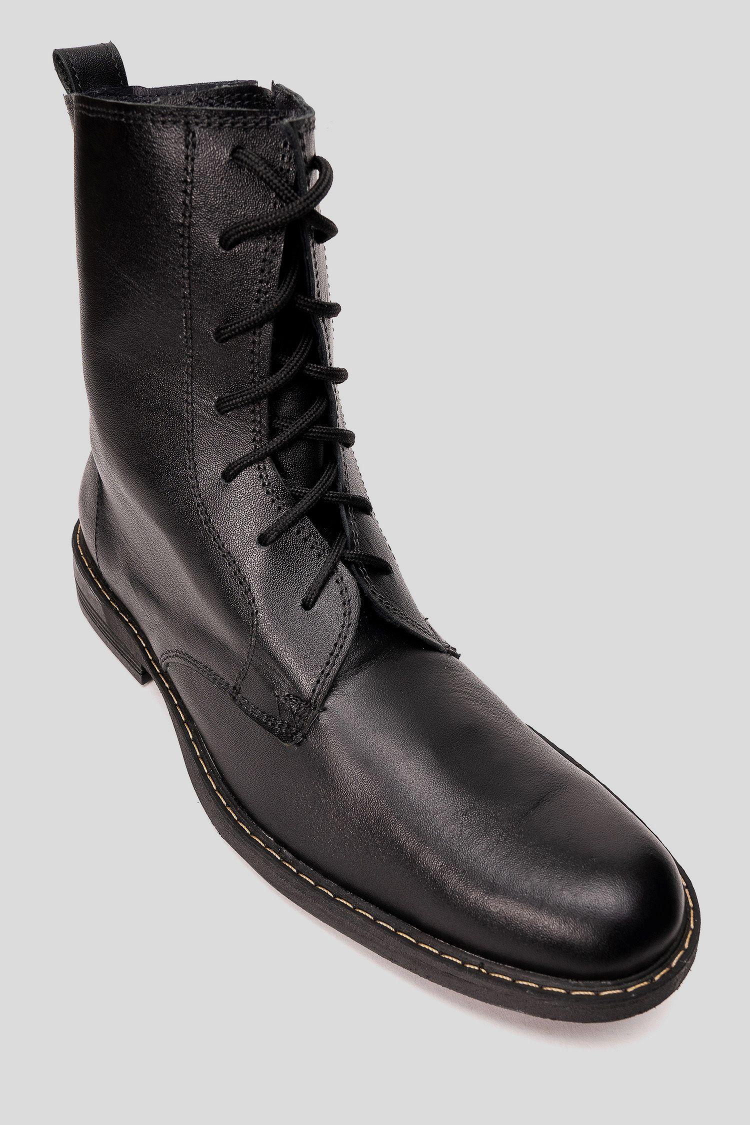 Bota Cuero Angol Negro Barrientos-2
