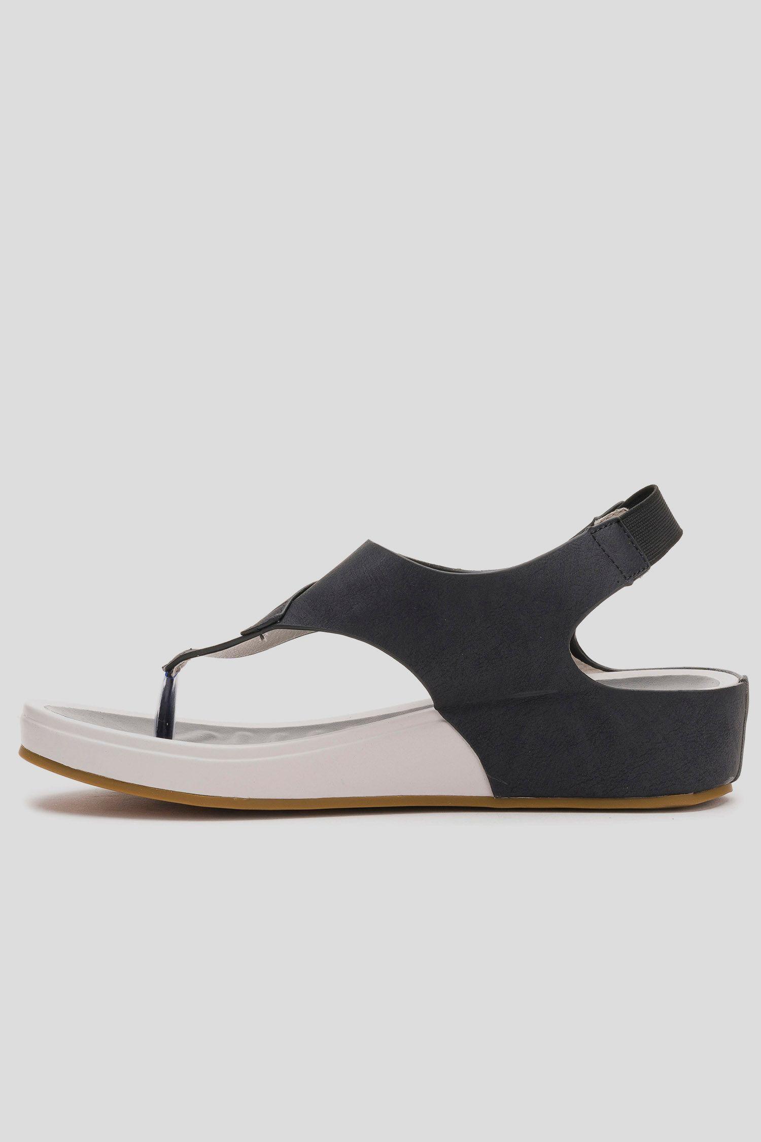 Sandalia Mujer Negro Aria Thunder Blue-1
