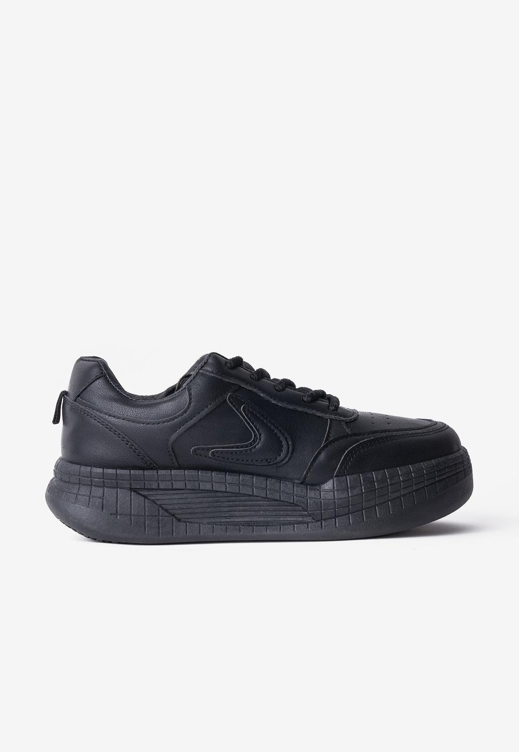 Zapatilla Mujer Negro Sander Boteli-0