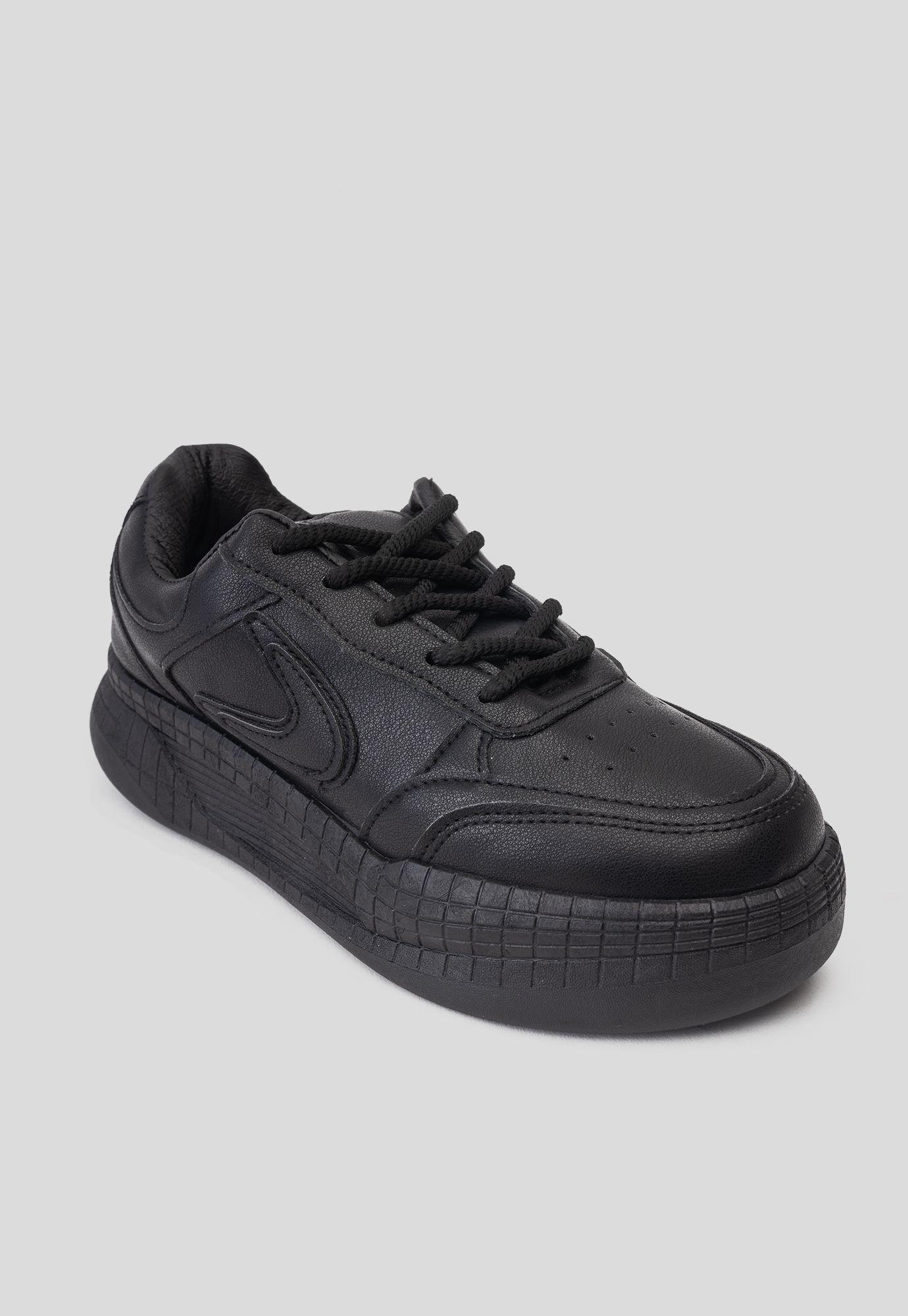Zapatilla Mujer Negro Sander Boteli-2