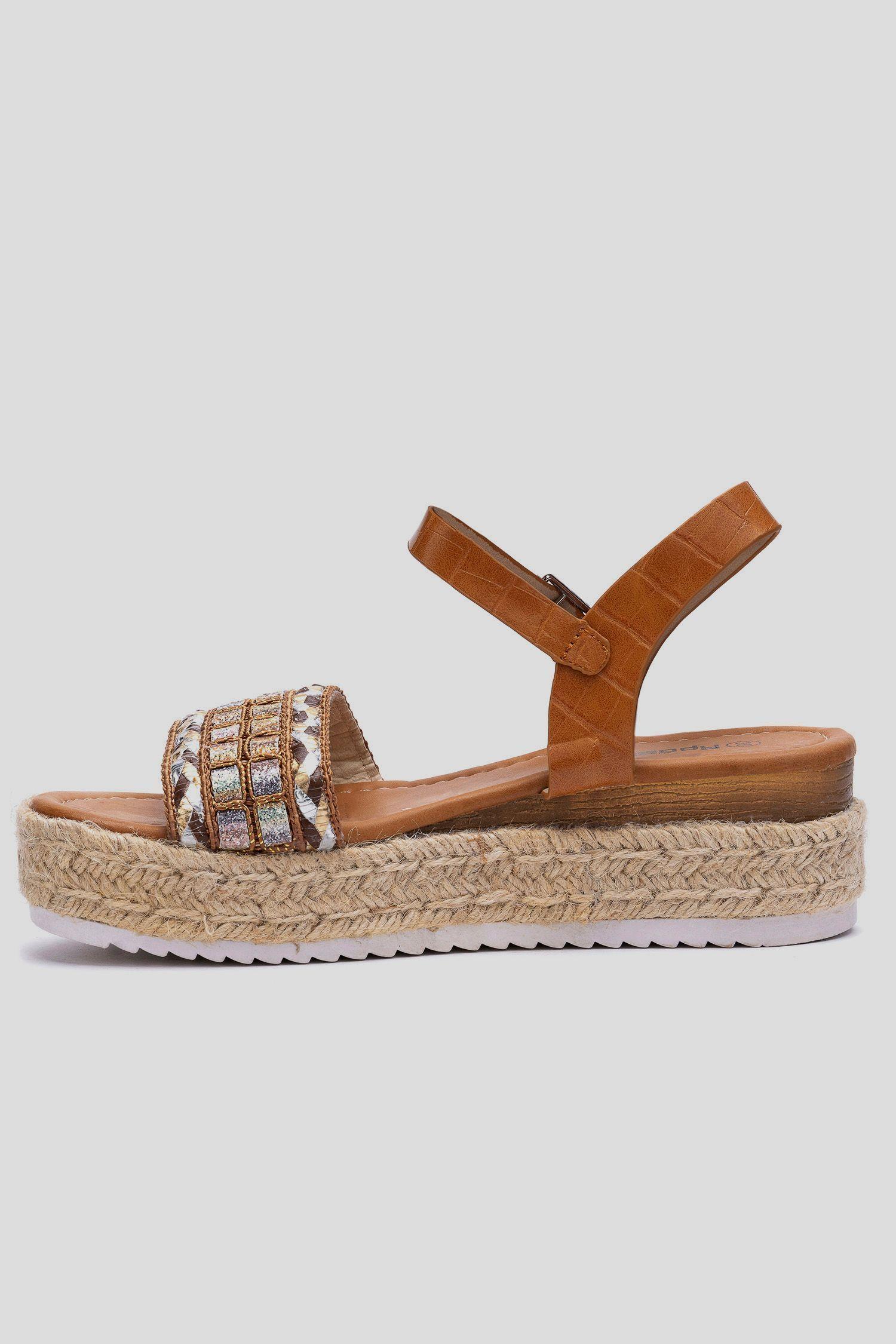 Sandalia Mujer Café Sheila Apóstol-1