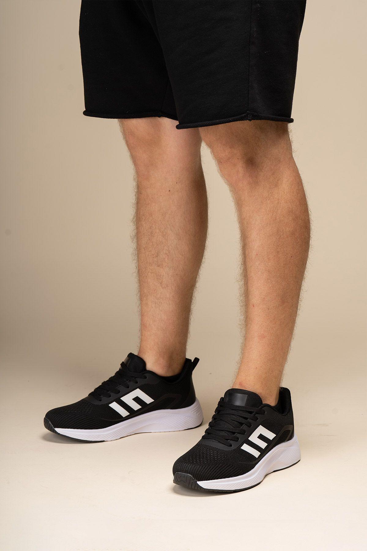 Zapatilla Hombre Blanco Negro Flowison Chinitown-1
