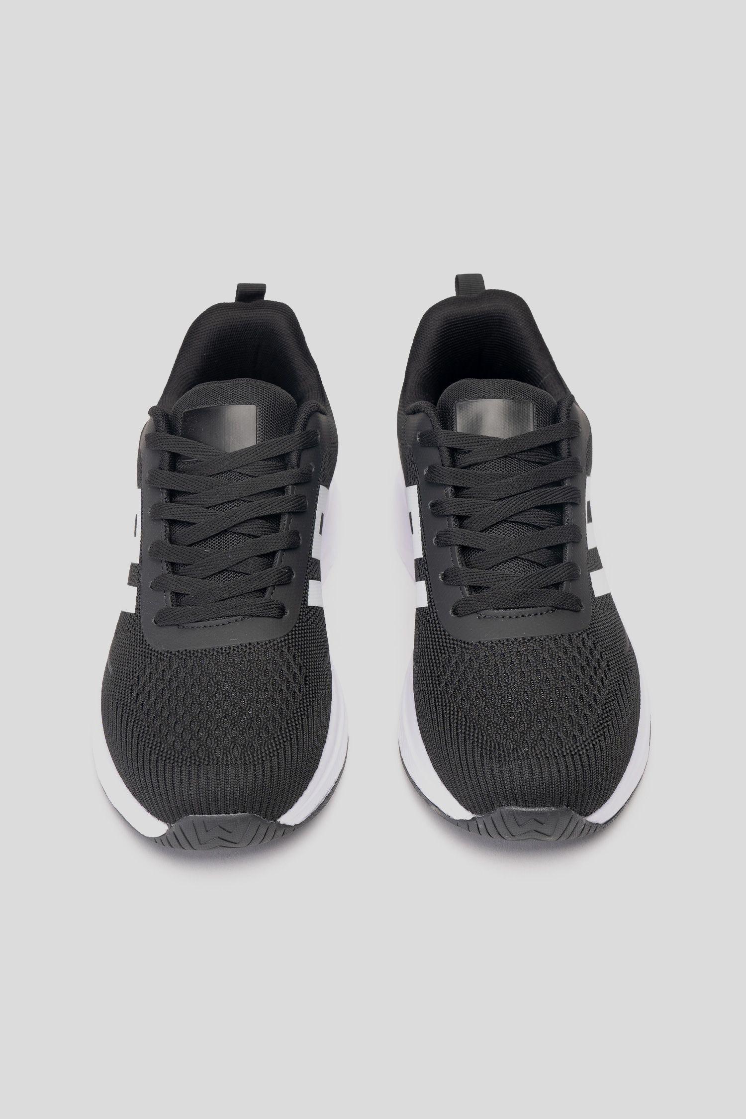 Zapatilla Hombre Blanco Negro Flowison Chinitown-3
