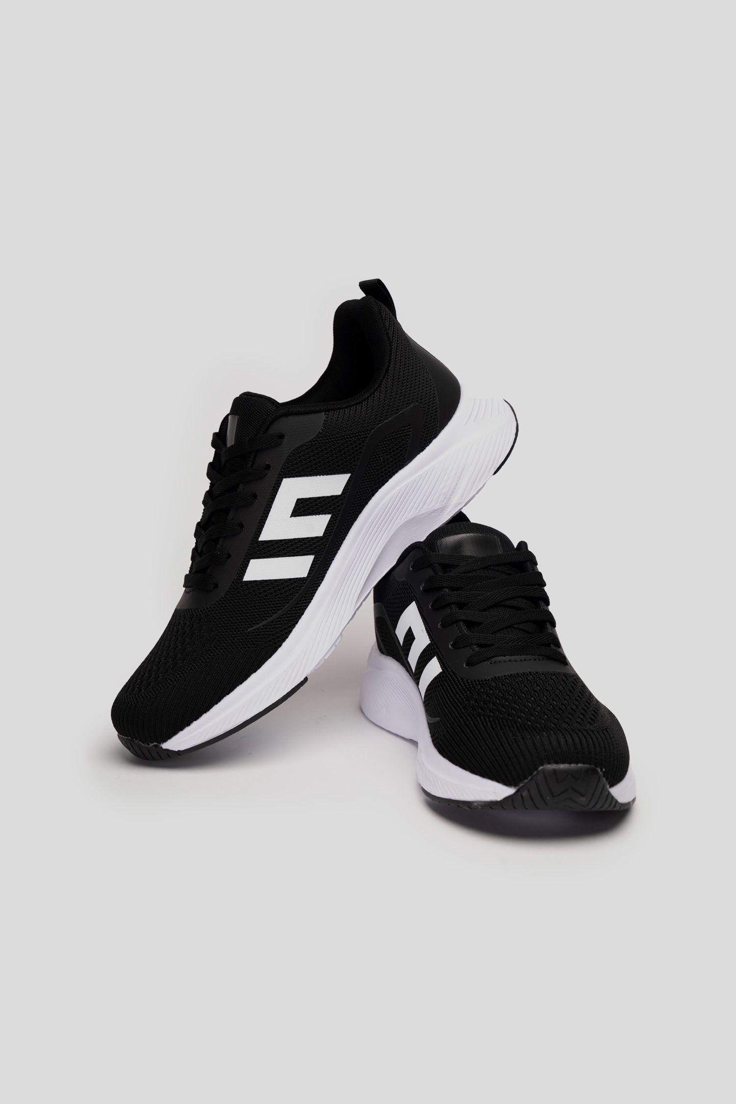 Zapatilla Hombre Blanco Negro Flowison Chinitown-4