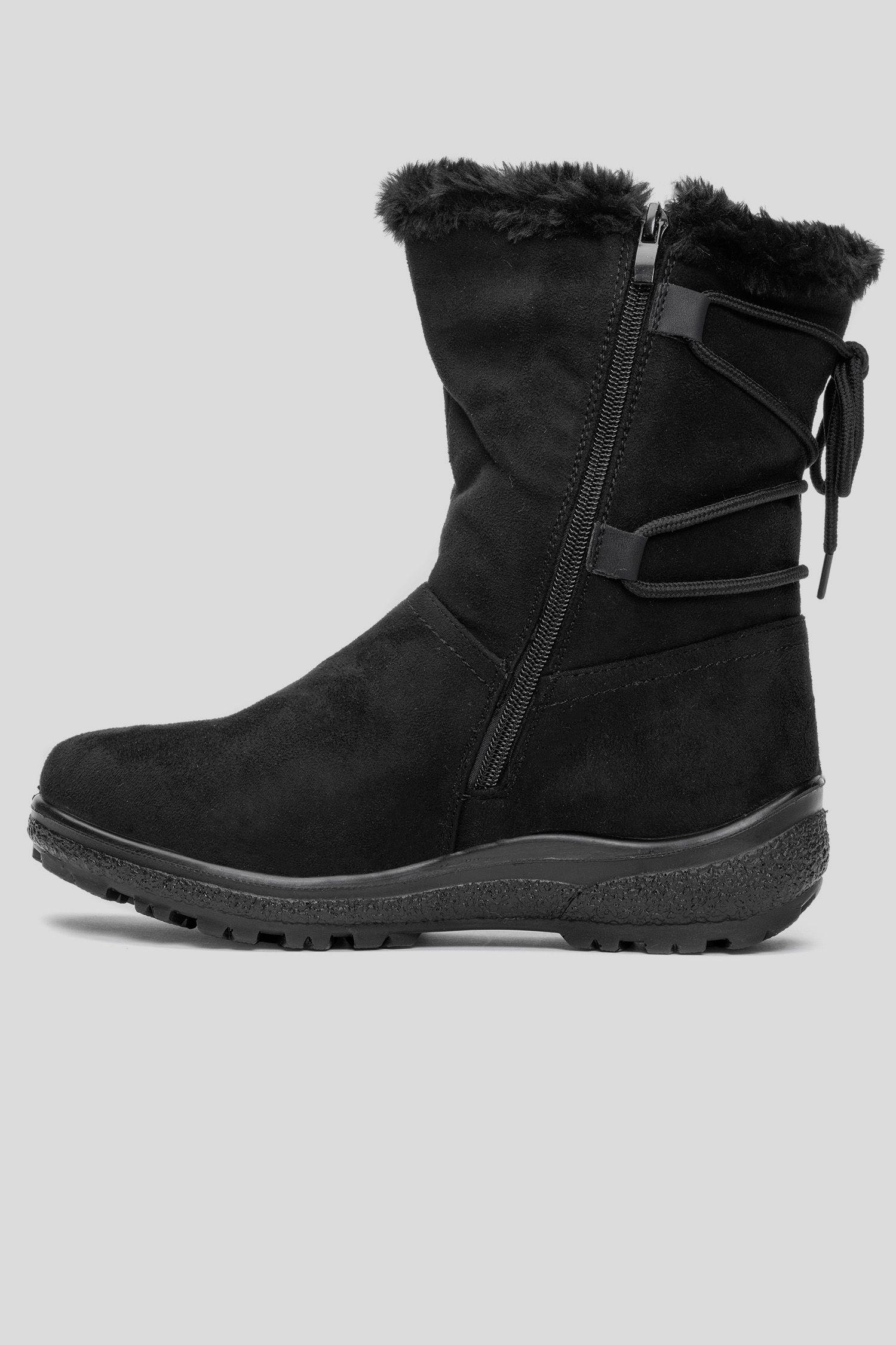 Bota Mujer Negro Droopy Chancleta-1