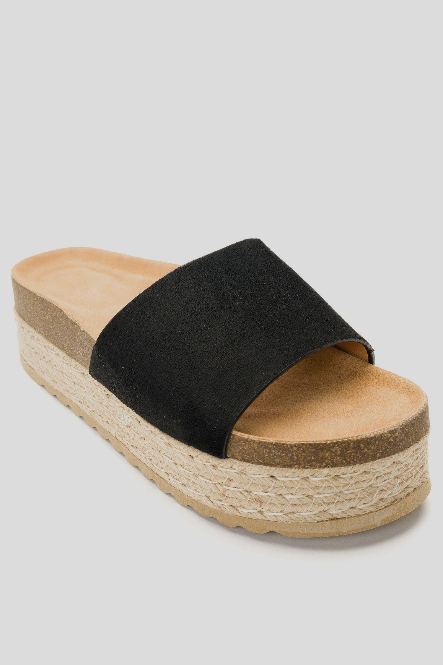 Sandalia Mujer Negro Cali Chancleta-2