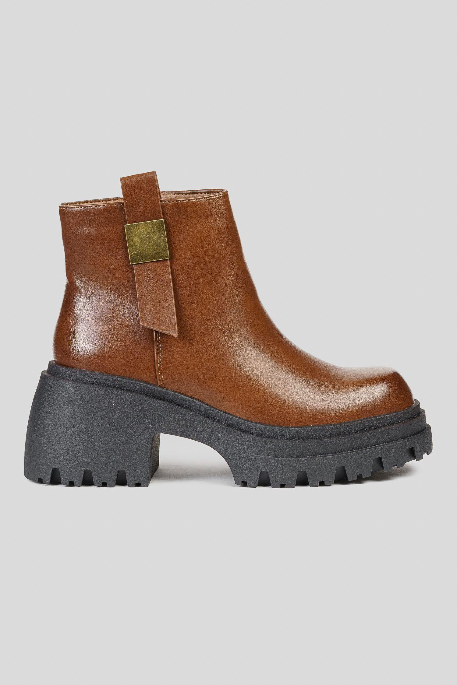 Botín Mujer Camel Rui Boteli-0