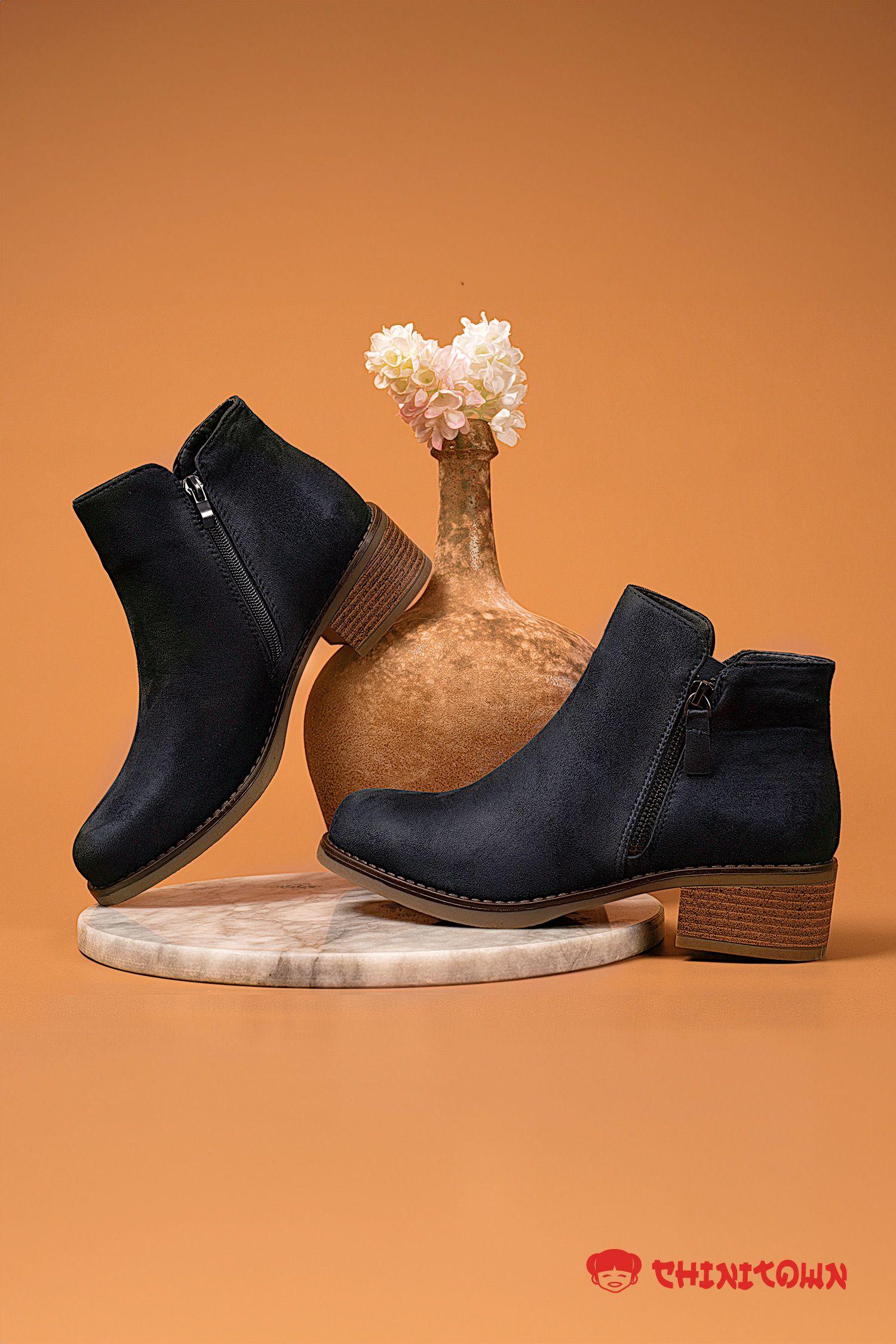 Botín Mujer Café Claro Ame Boteli-5