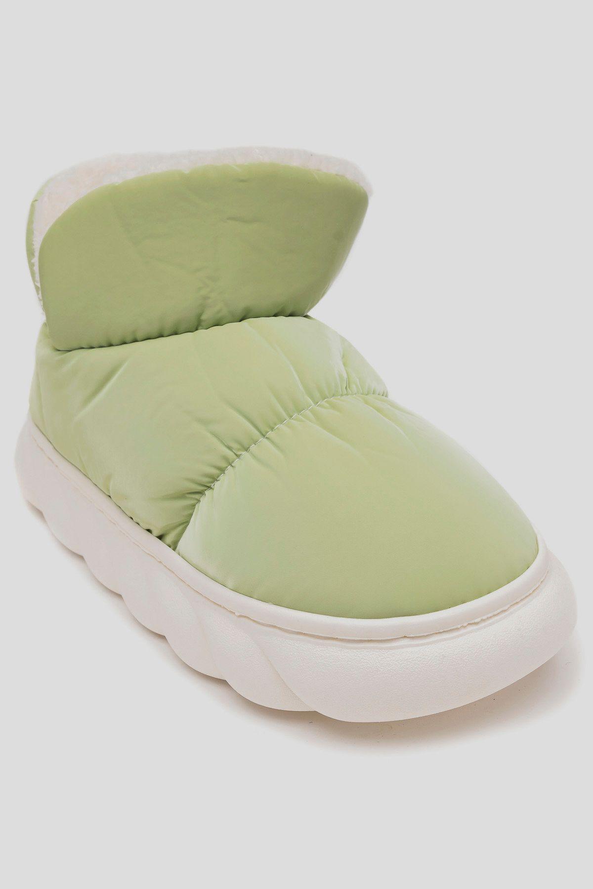 Pantufla Mujer Verde Stéphane Carbin-3
