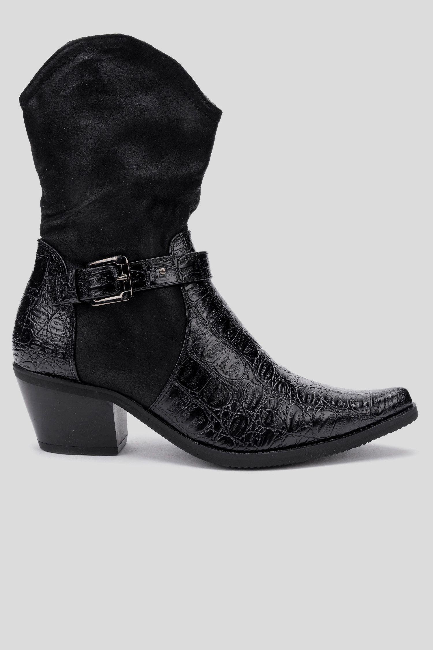 Bota Mujer Negro Donia Chinitown-0