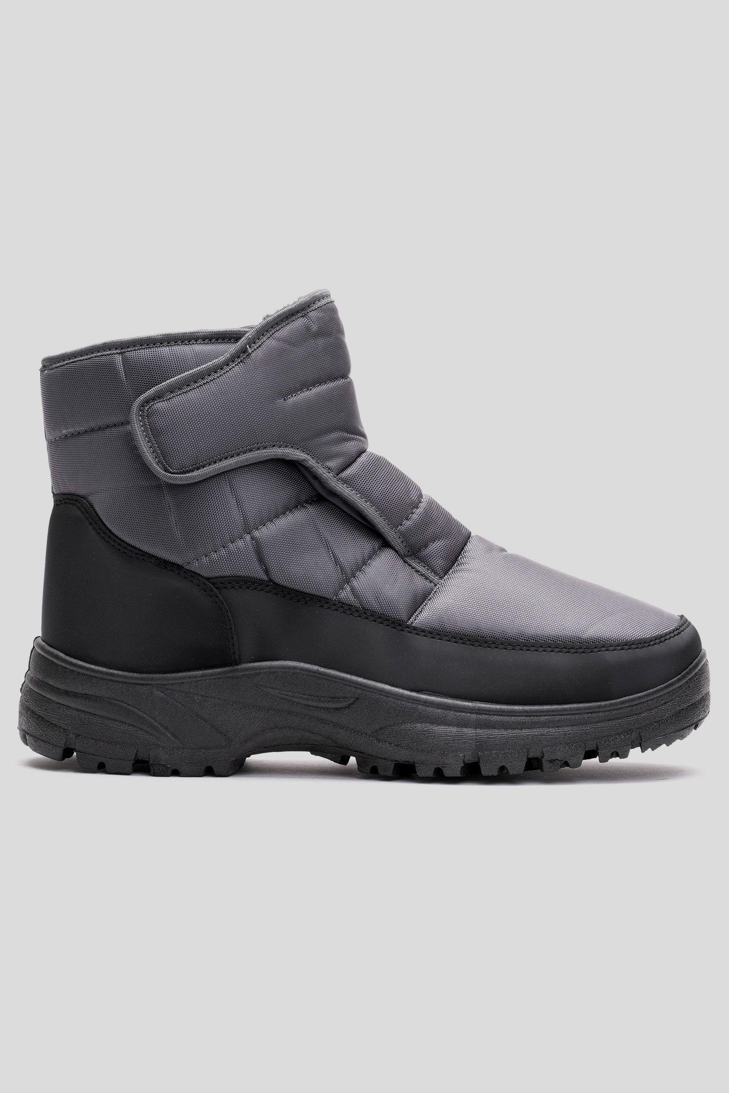 Bota Hombre Gris Invernal Chancleta-0