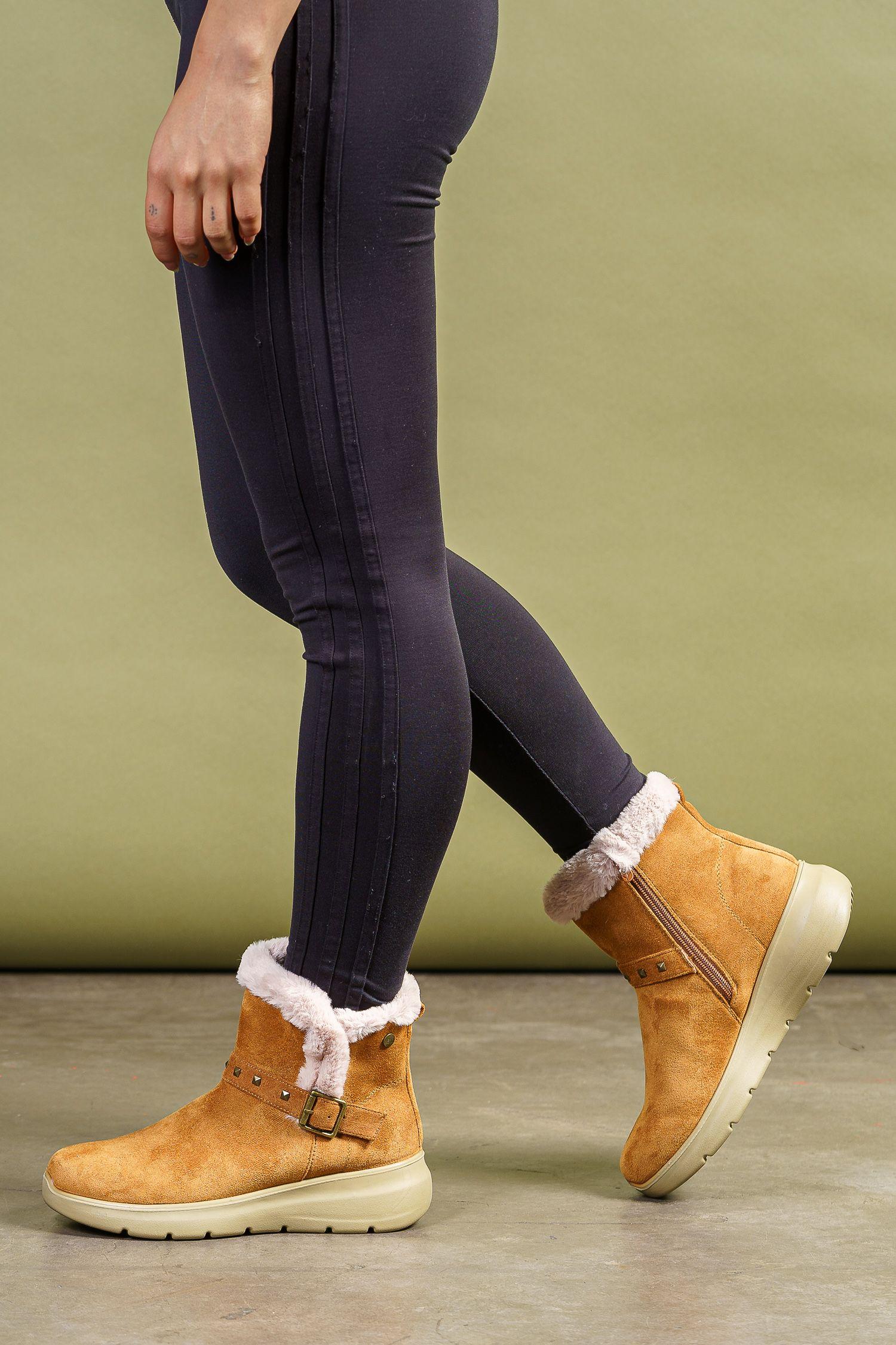 Botín Mujer Camel Ryo Boteli-1