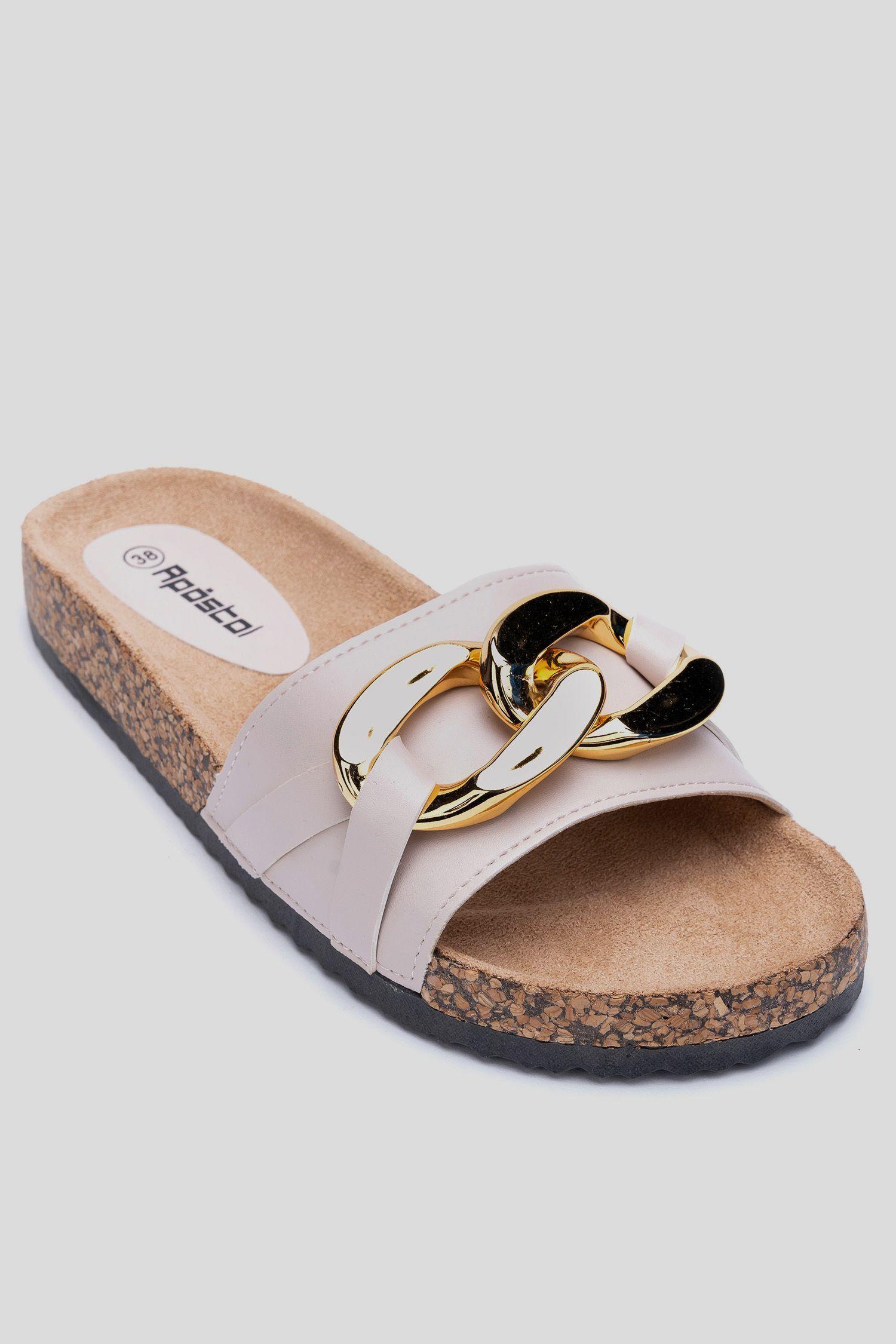 Sandalia Mujer Beige Gochi Apóstol-2