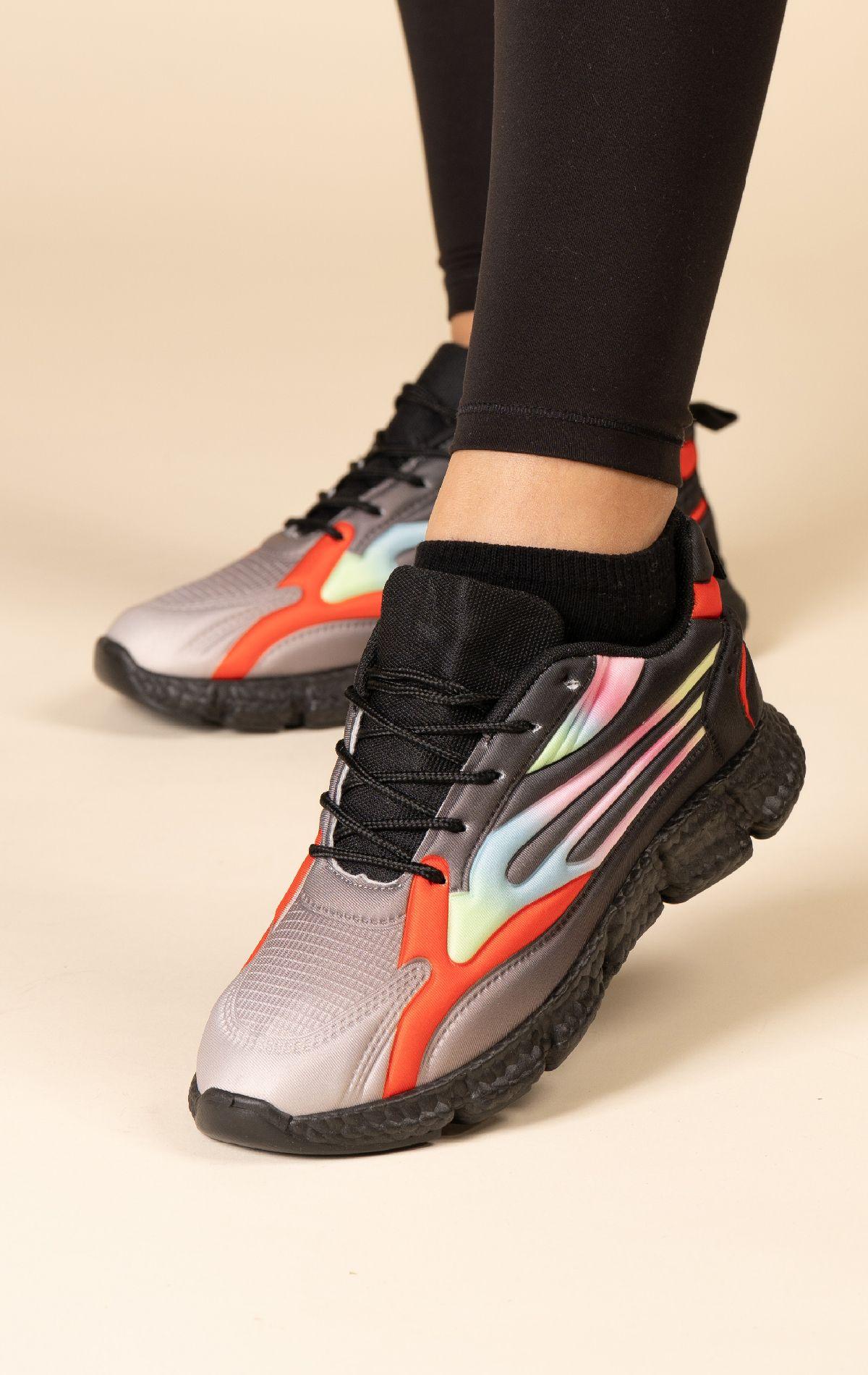 Zapatilla Deportiva Mujer Negro Luz Chinitown-4