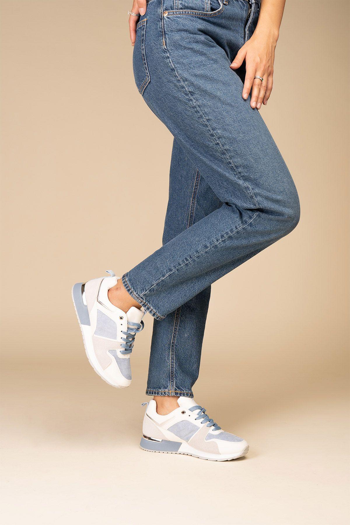 Zapatilla Urbana Mujer Azul Sayda Chinitown-1