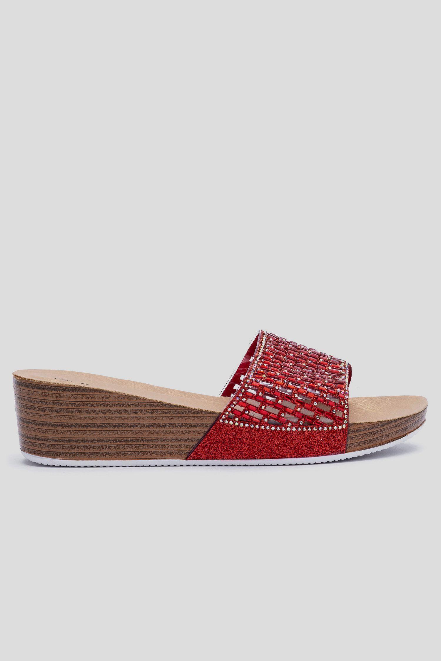 Sandalia Mujer Rojo Titi Apóstol-0