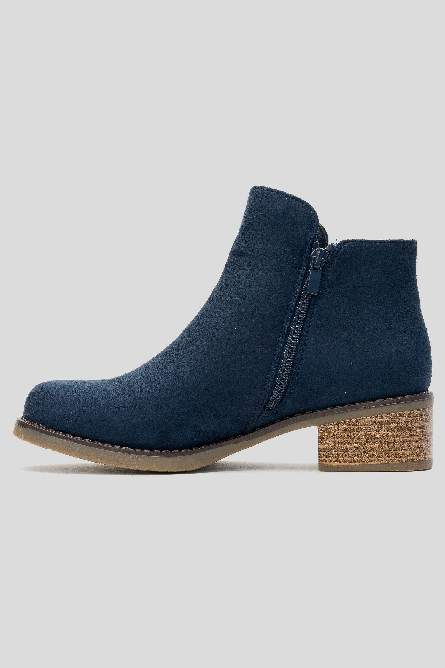 Botín Mujer Azul Alice Chancleta-1