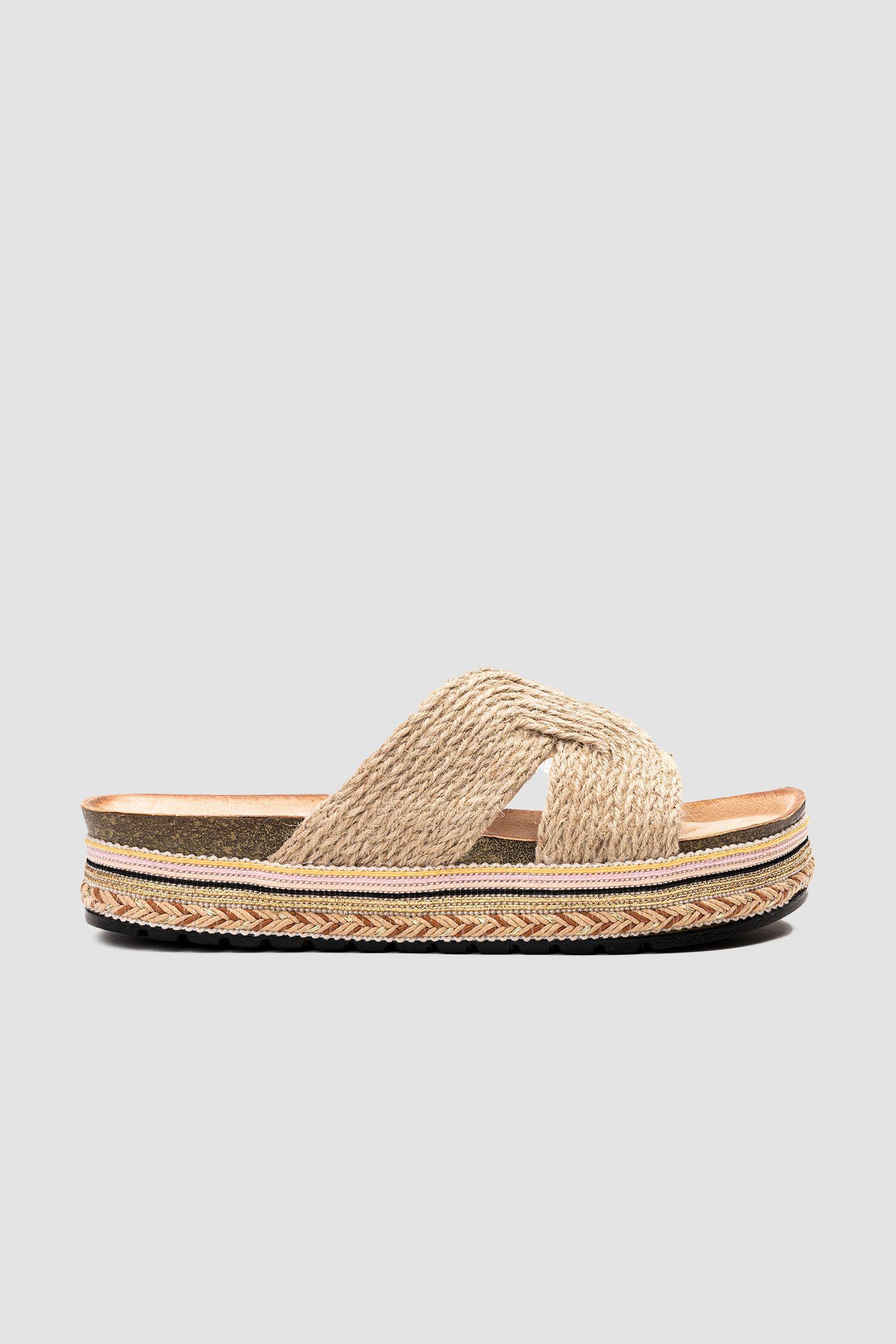 Sandalia Mujer Beige Ingrid Chinitown-0