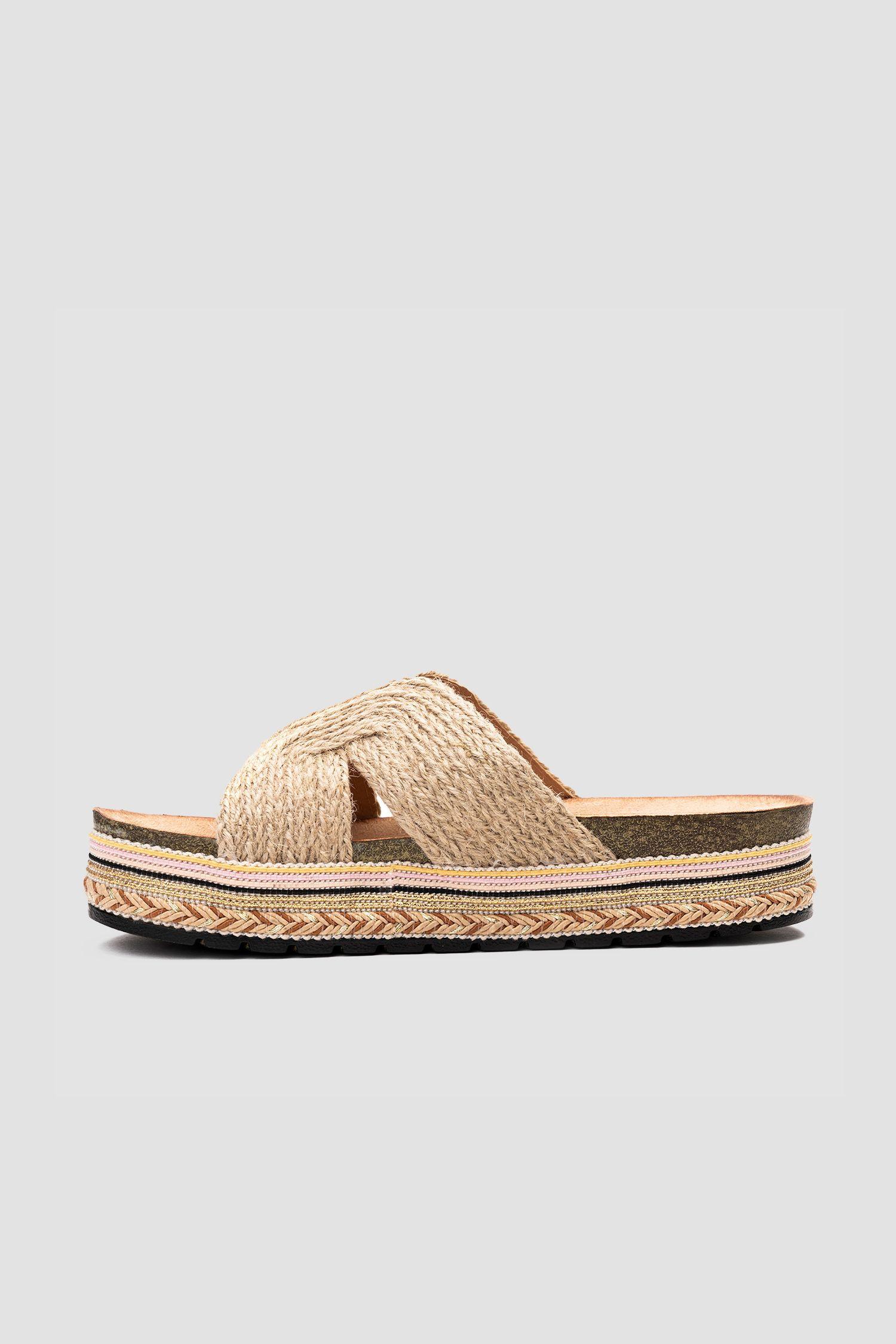 Sandalia Mujer Beige Ingrid Chinitown-1