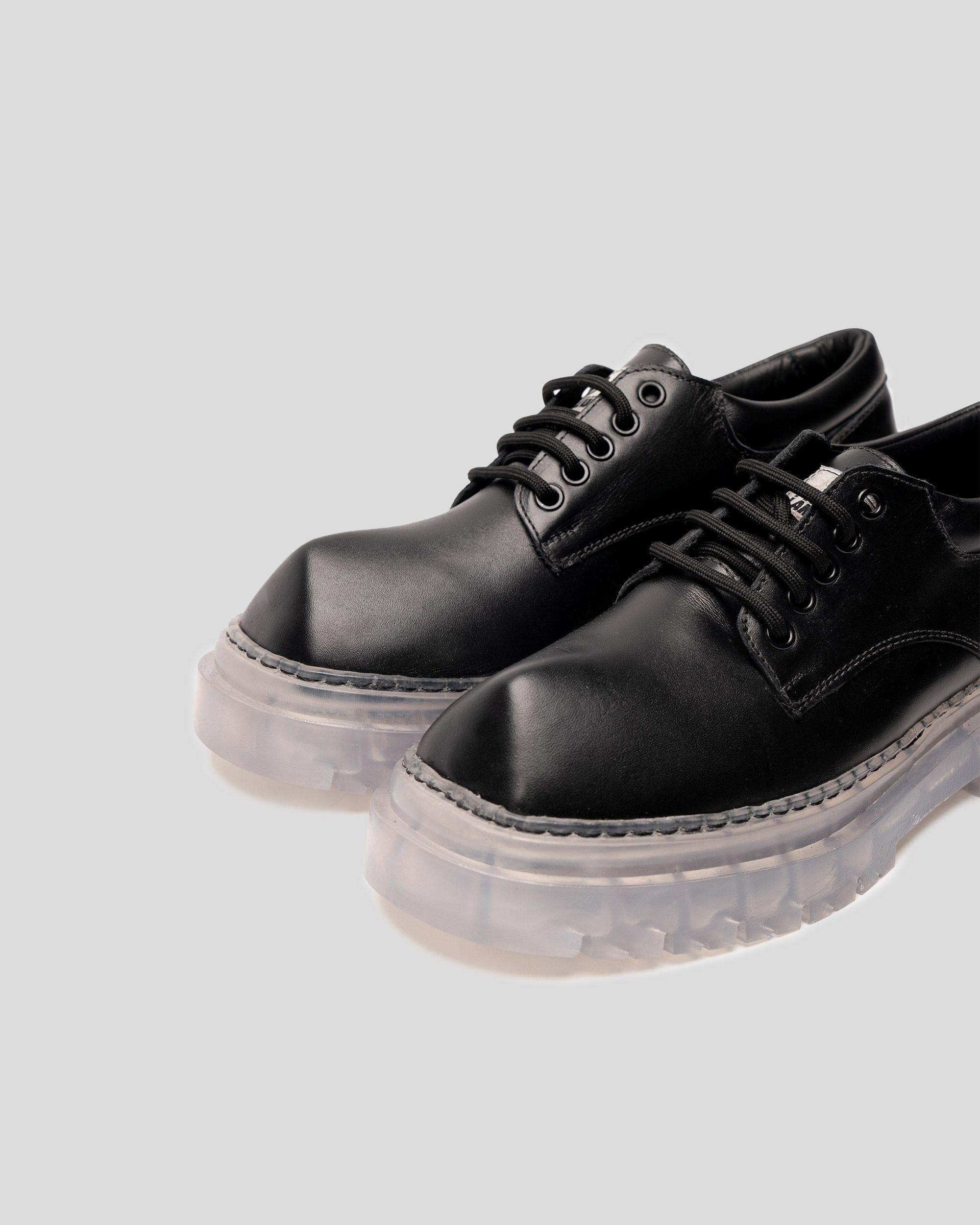 Zapato Cuero Rinho Negro Cristal Landazuri-5