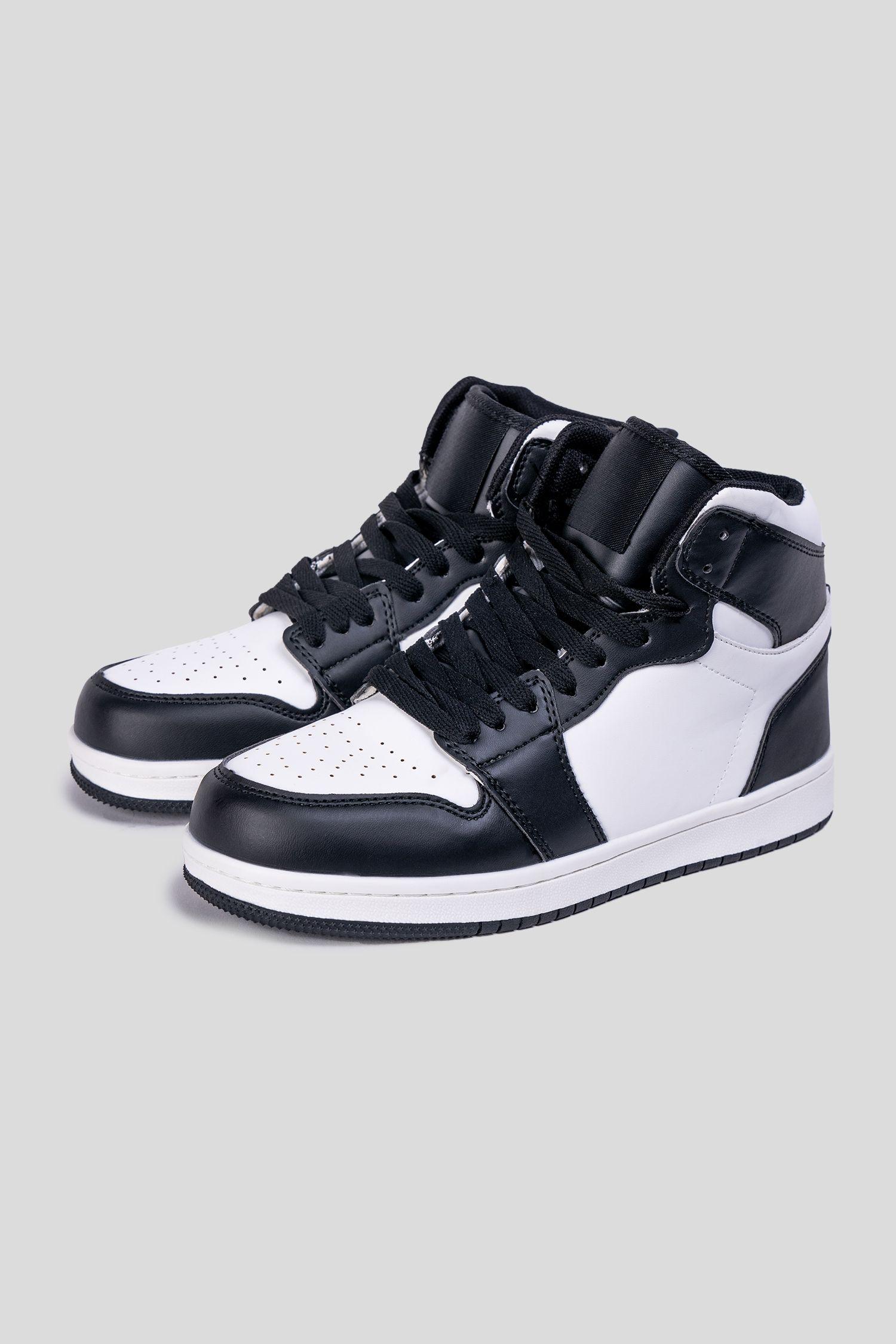 Zapatilla Blanco Negro Mujer Maylin Apóstol-1