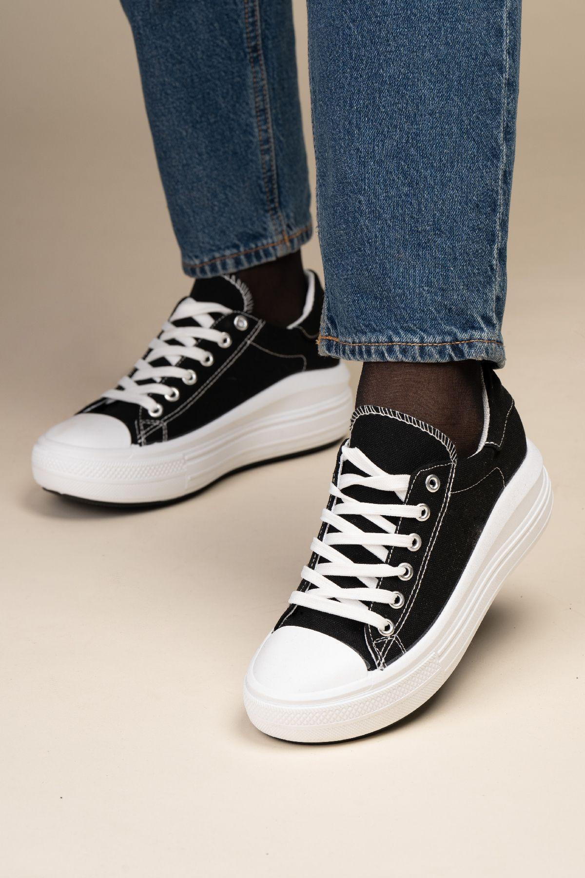 Zapatilla Urbana Mujer Negro Wesley Chinitown-3
