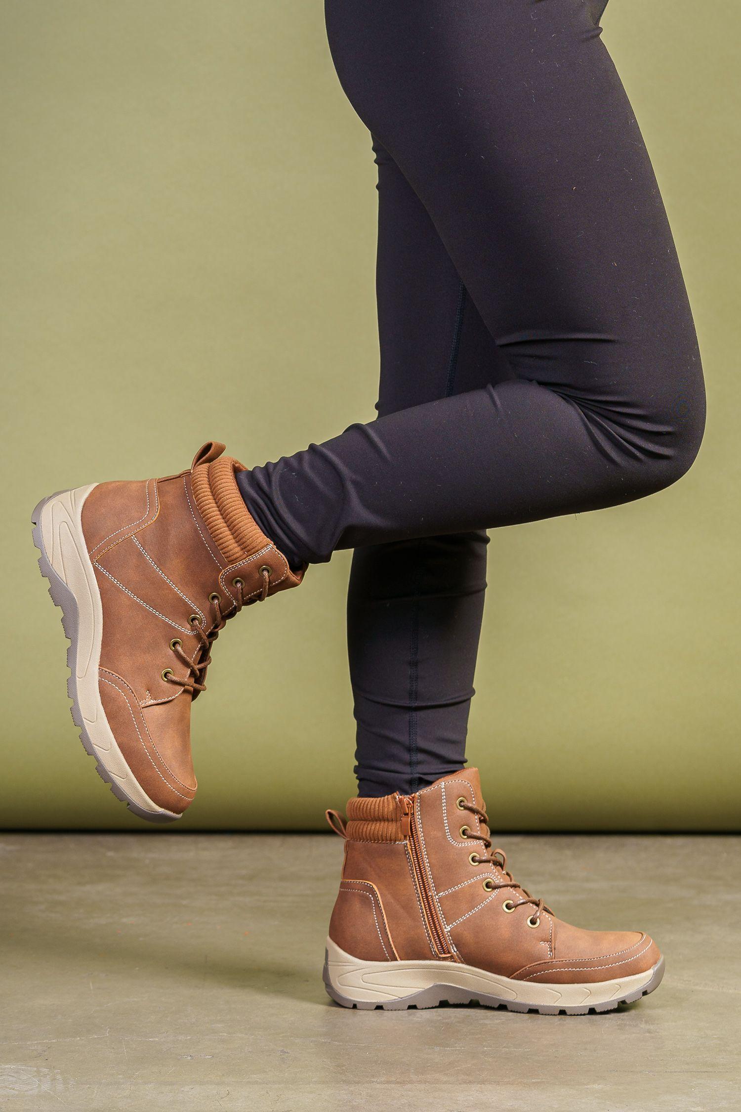 Botín Mujer Café Finnian Chinitown-1