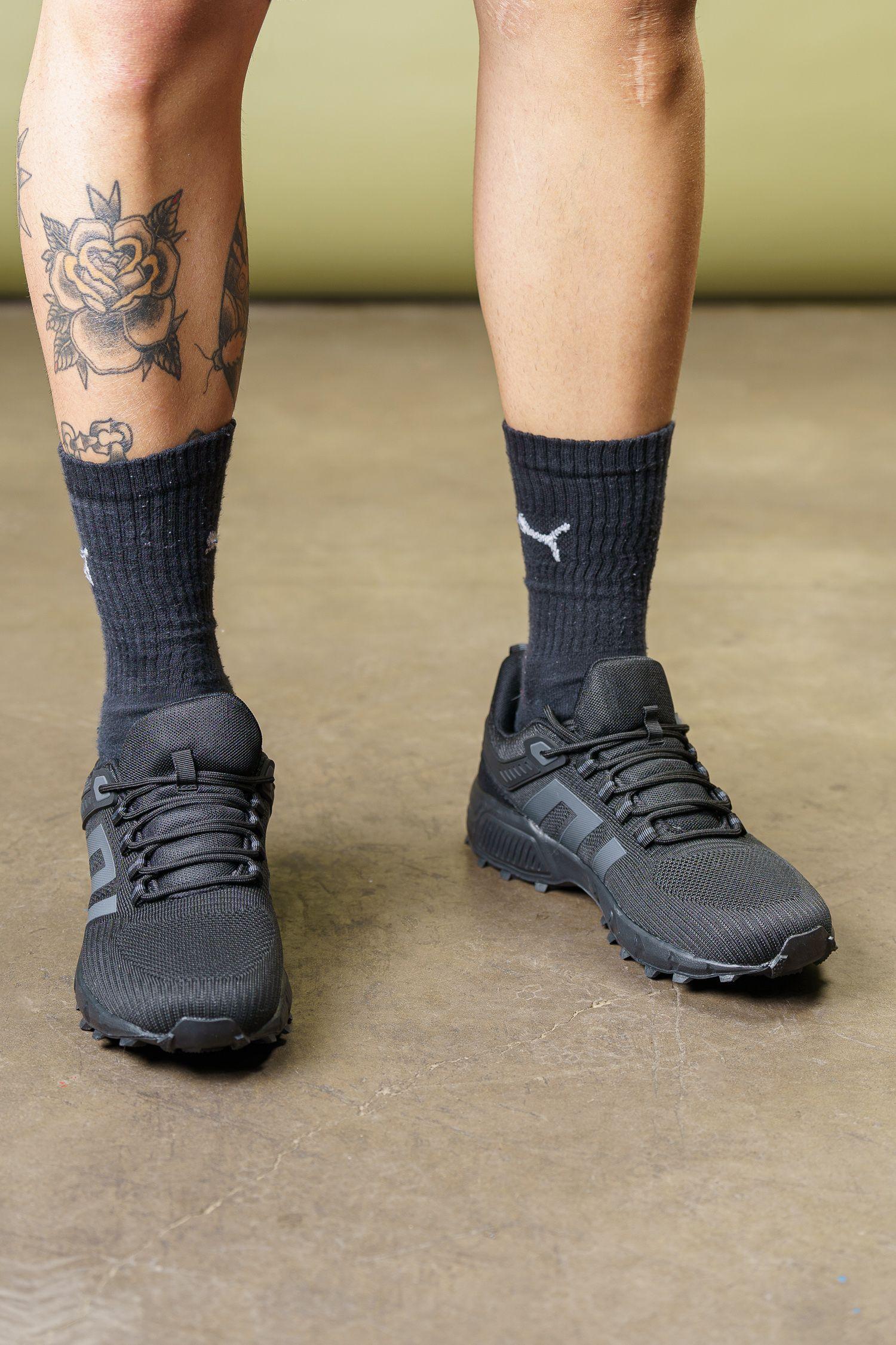 Zapatilla Hombre Negro Burke Chinitown-1