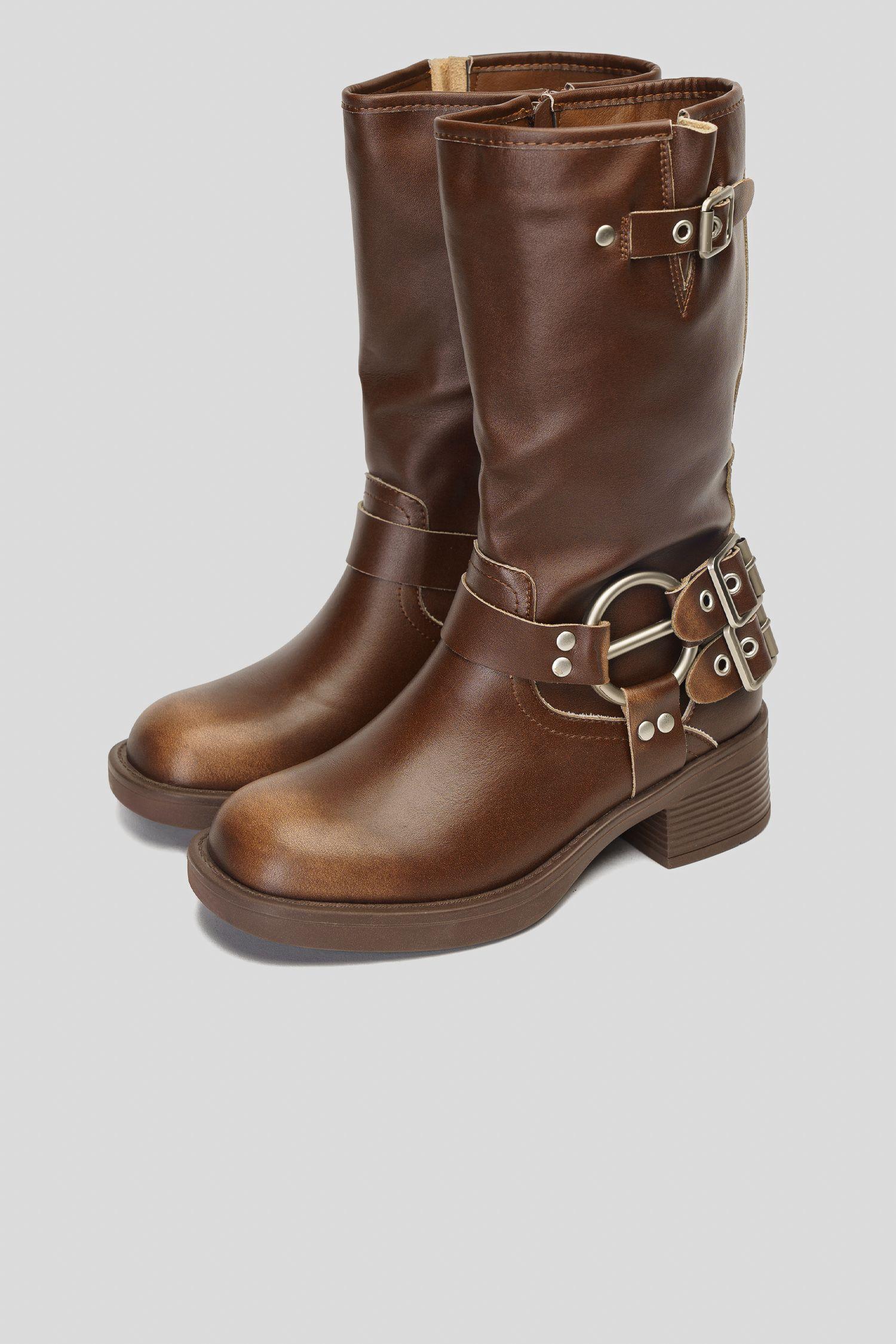 Bota Mujer Café Nelfa Thunder Blue-2