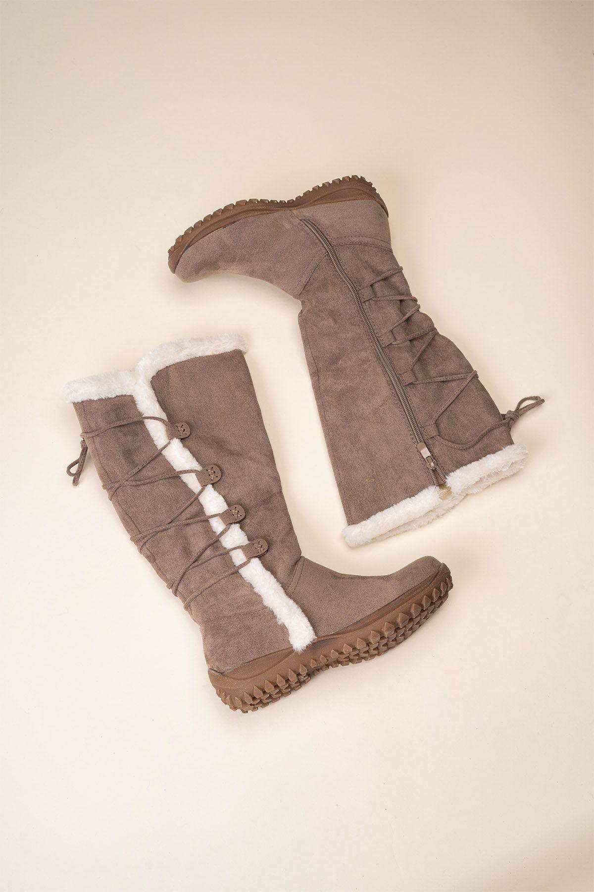 Bota Comfy Mujer Khaki Odette Chinitown-3