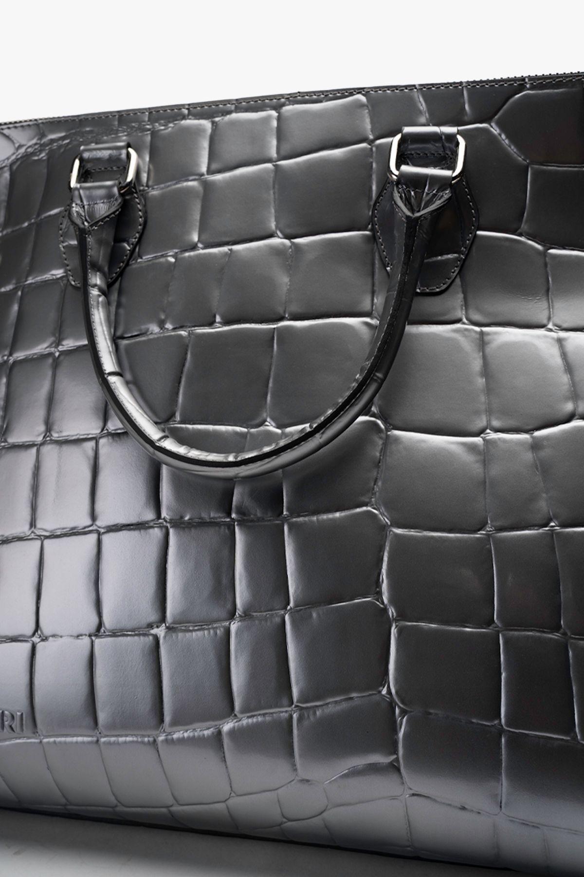 Bolso de Diseñador Plata Mosaico Landazuri-2