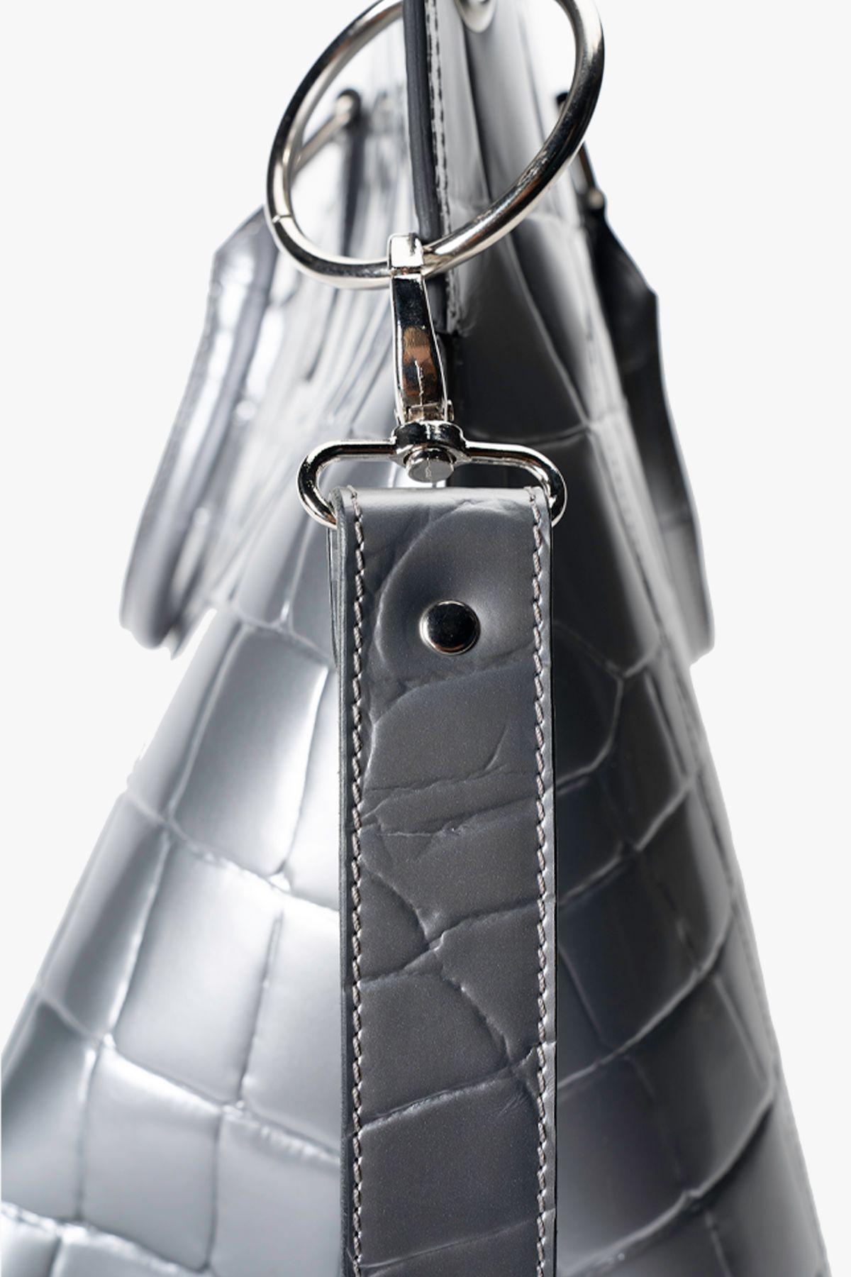 Bolso de Diseñador Plata Mosaico Landazuri-7