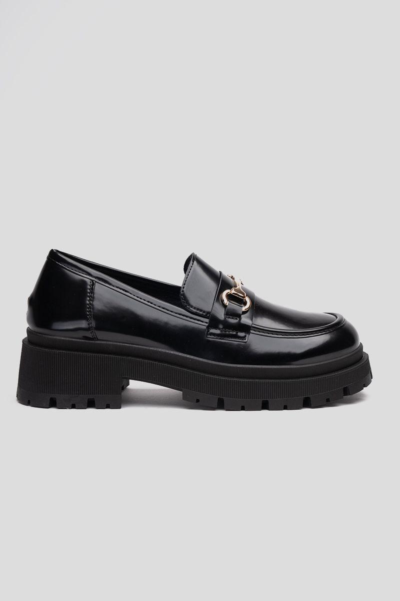 Mocasín Mujer Negro Briseida Boteli-0