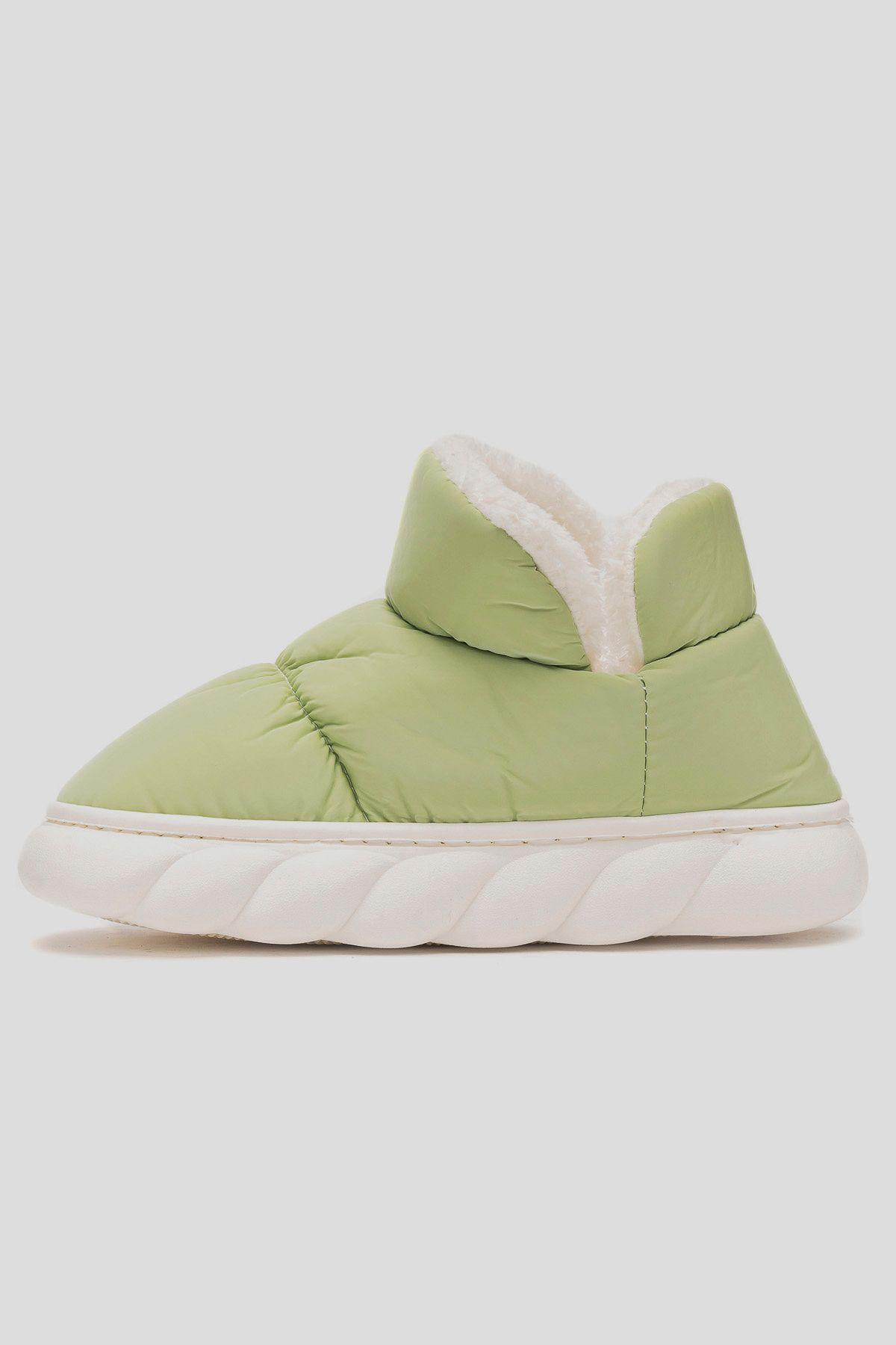 Pantuflas Mujer Verde Prana Carbin-1