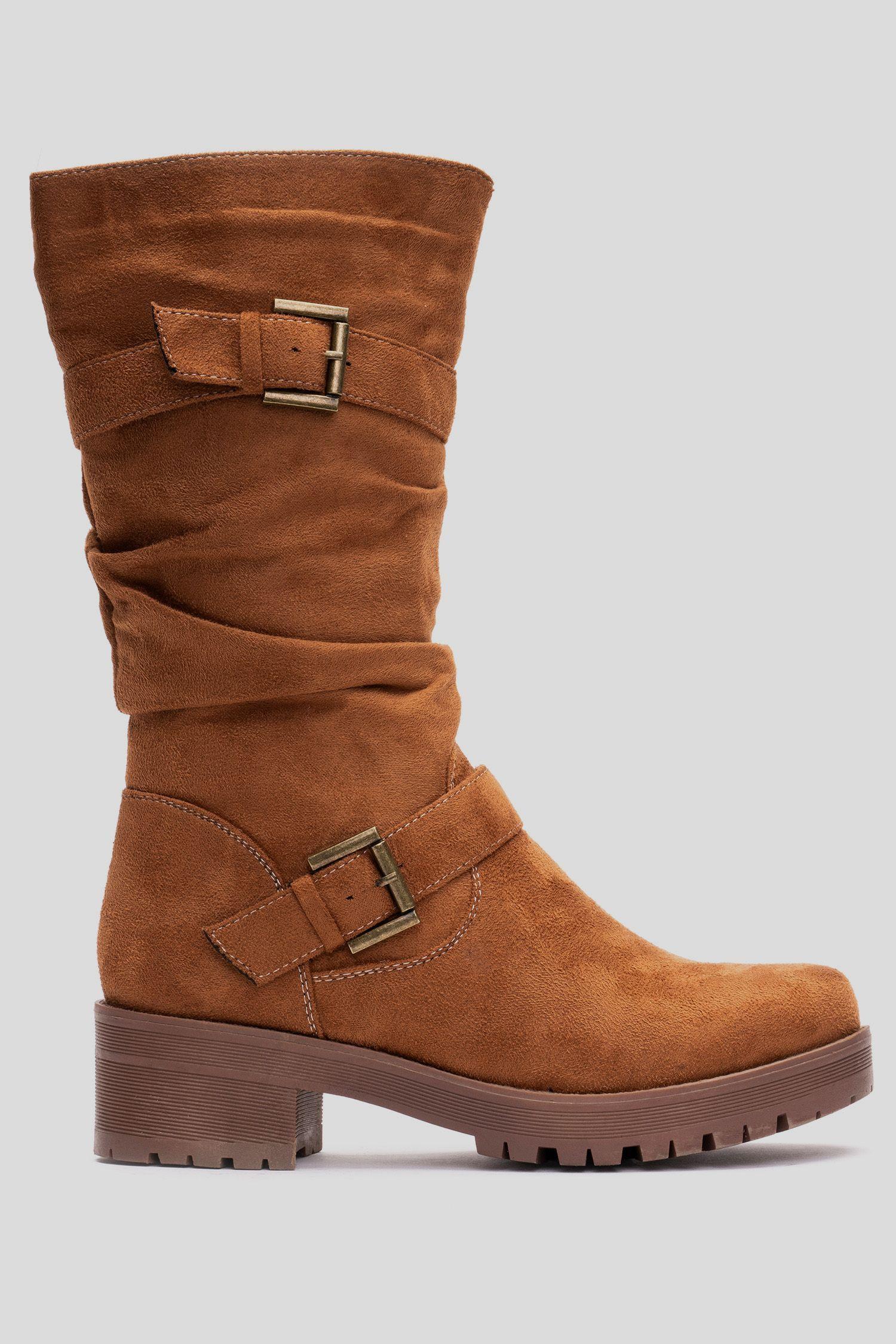 Bota Mujer Cafe Moro Menci Chancleta-0